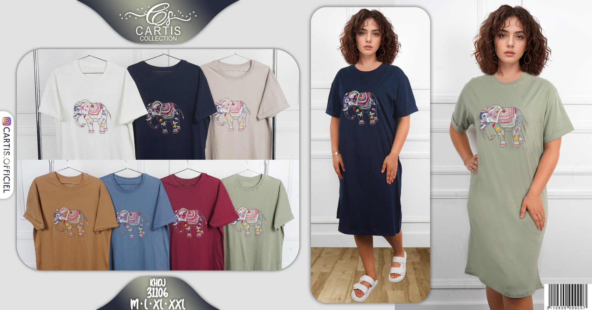 Robe T-shirt Élégante