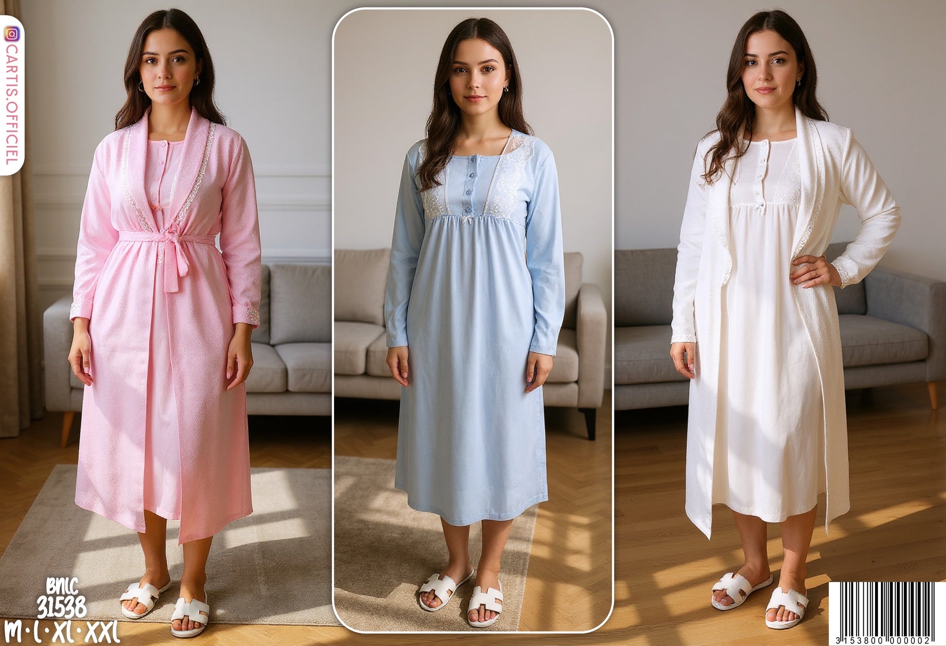 Ensemble de nuit 2 pièces –31538-
