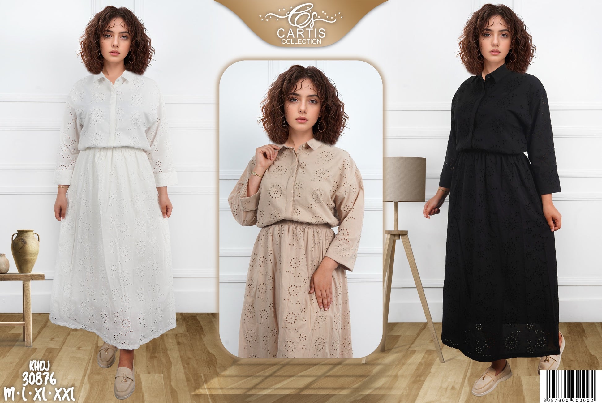 Ensemble Robe Brodée