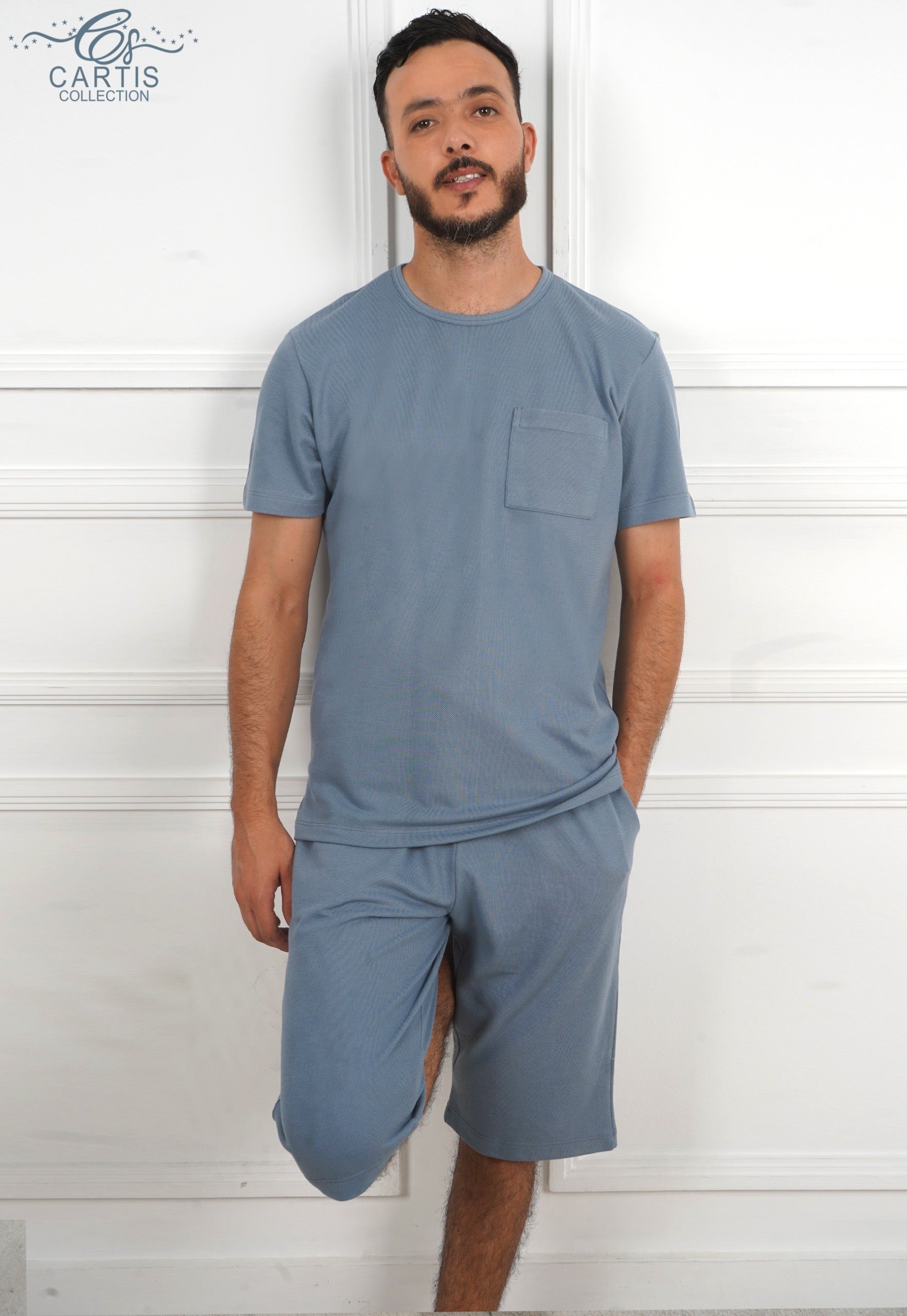 Short t-shirt en Coton `31437’