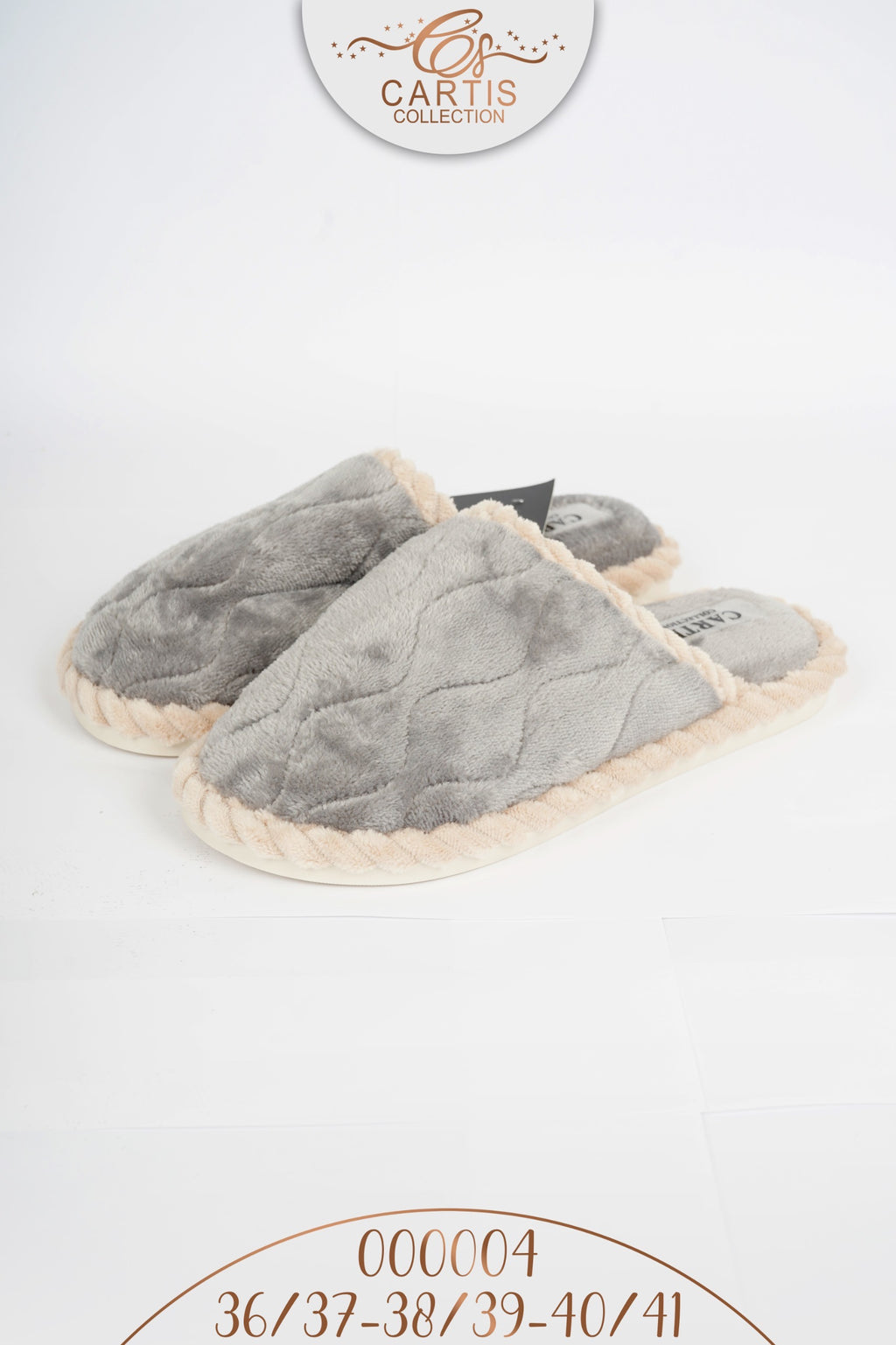 Chaussons D’intérieur Femme – Finition Tricotée