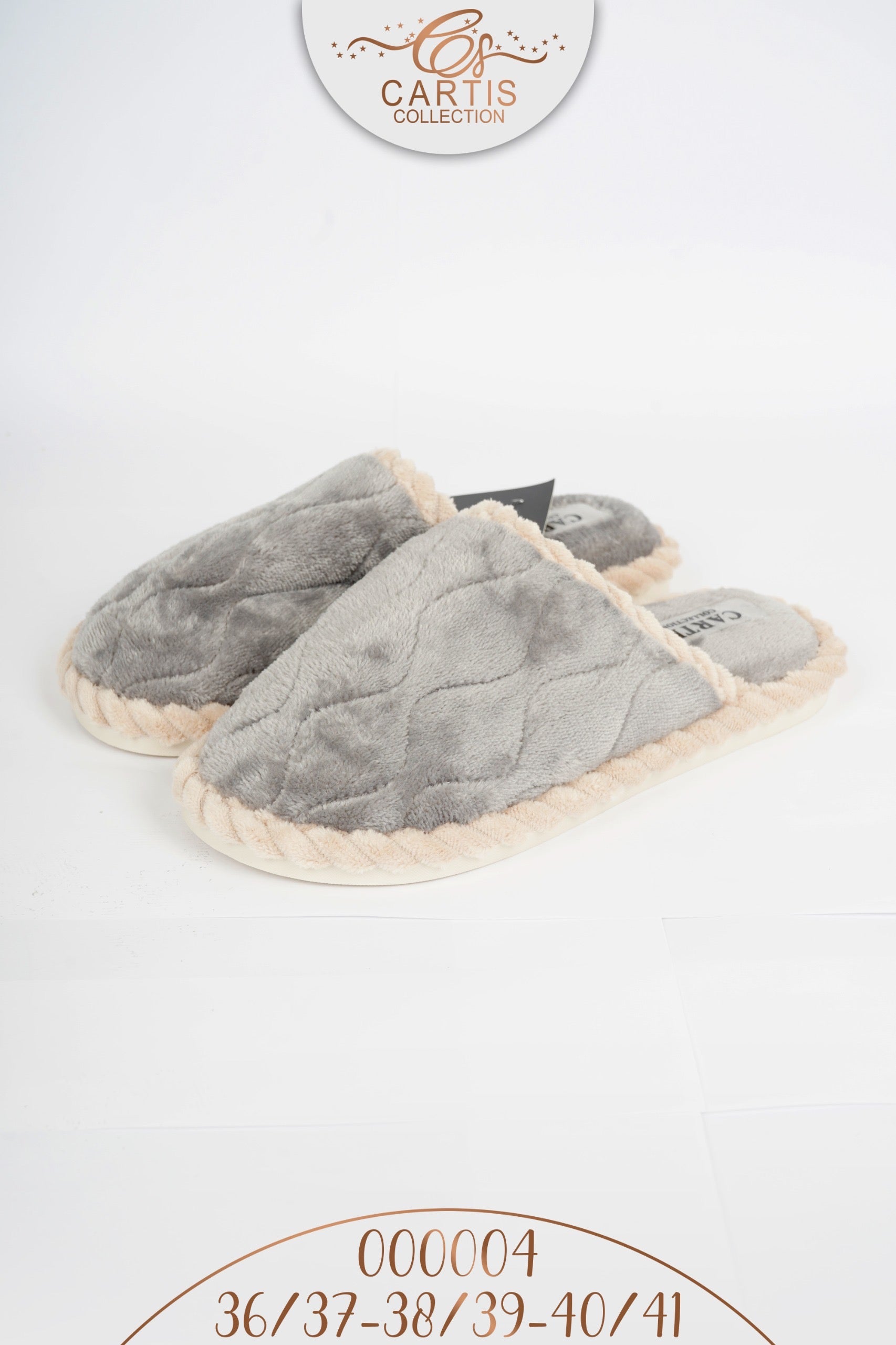 Chaussons D’intérieur Femme – Finition Tricotée