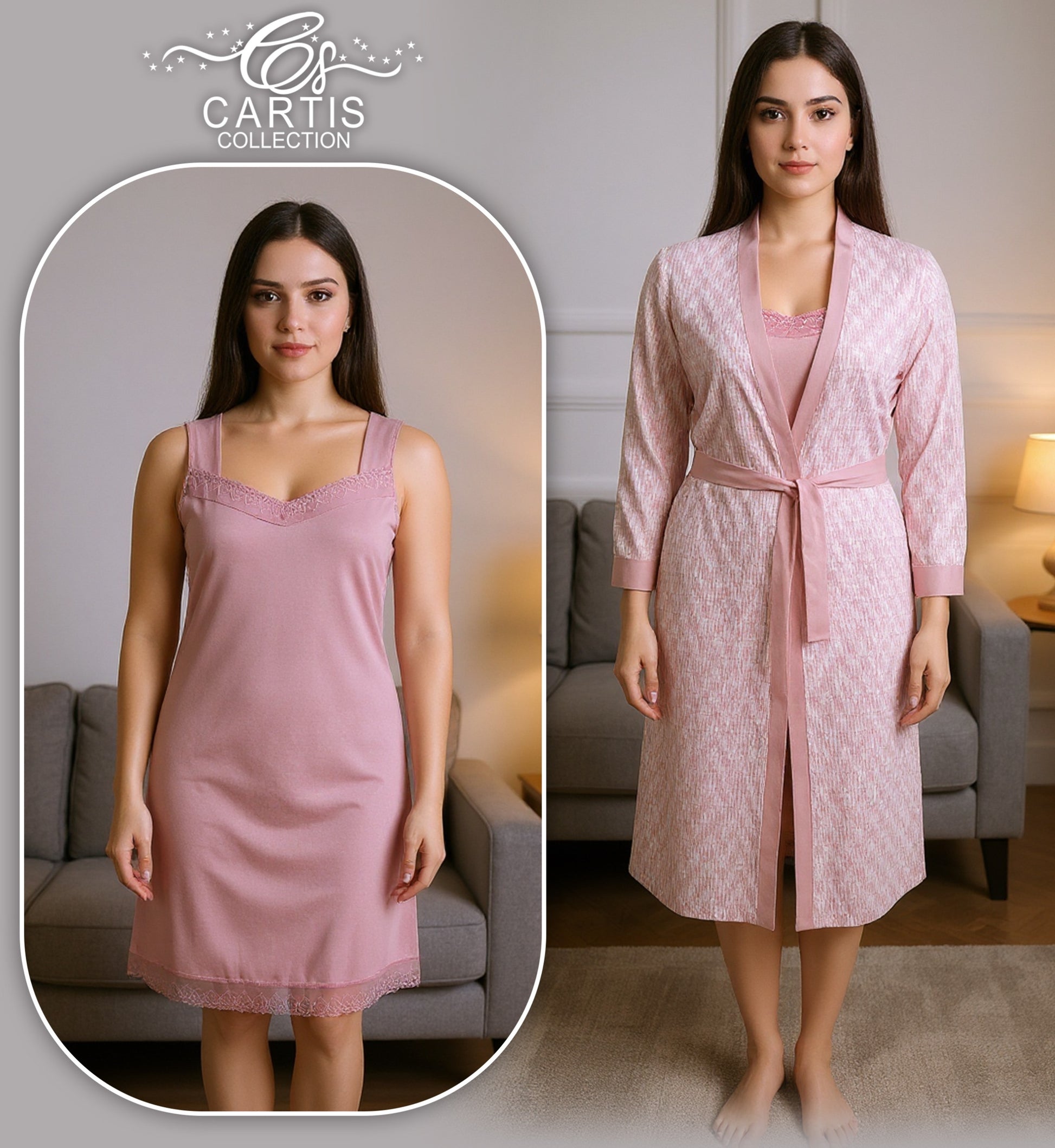 Ensemble nuisette et peignoir `31526’