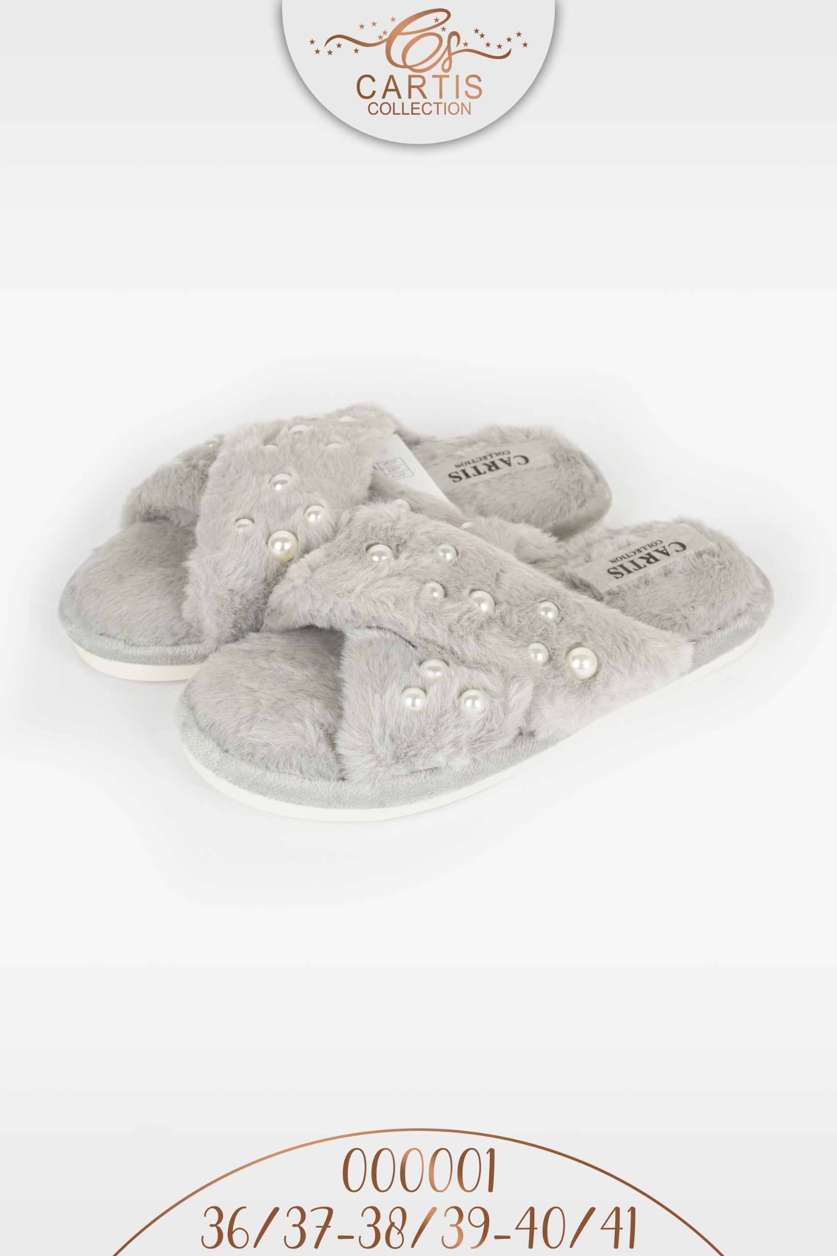 Design croisé avec détails perles nacrées