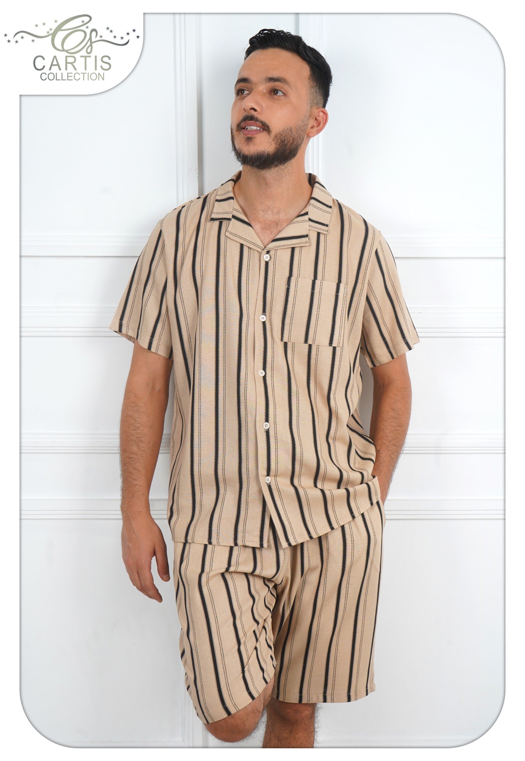 Ensemble Homme "Rayures d’Été"