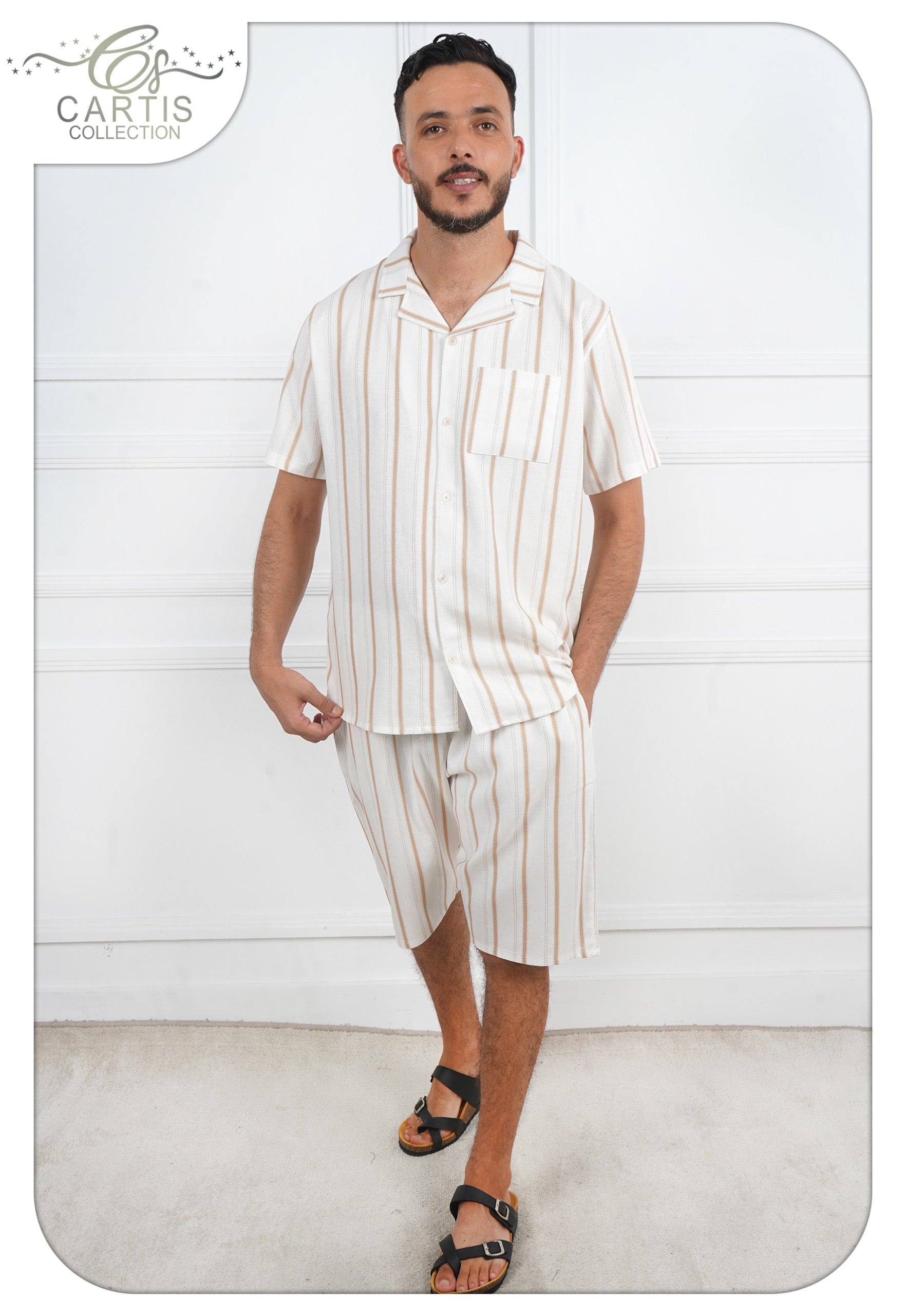 Ensemble Homme "Rayures d’Été"