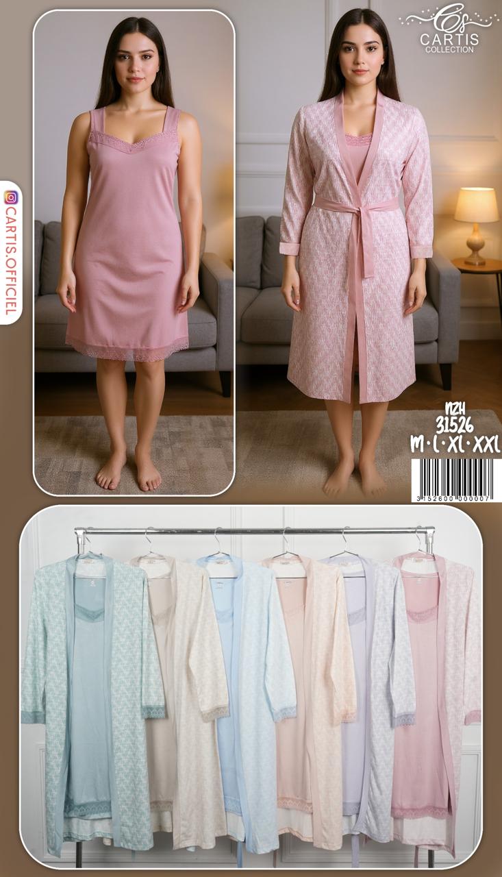 Ensemble nuisette et peignoir `31526’