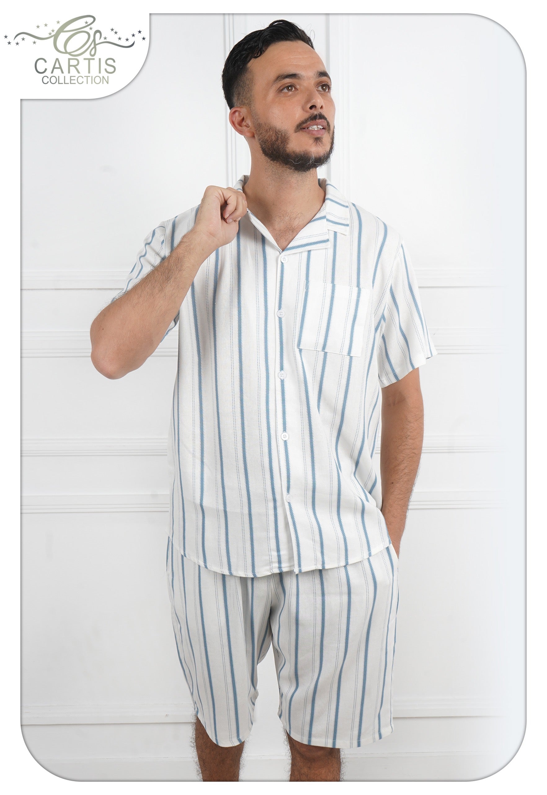 Ensemble Homme "Rayures d’Été"