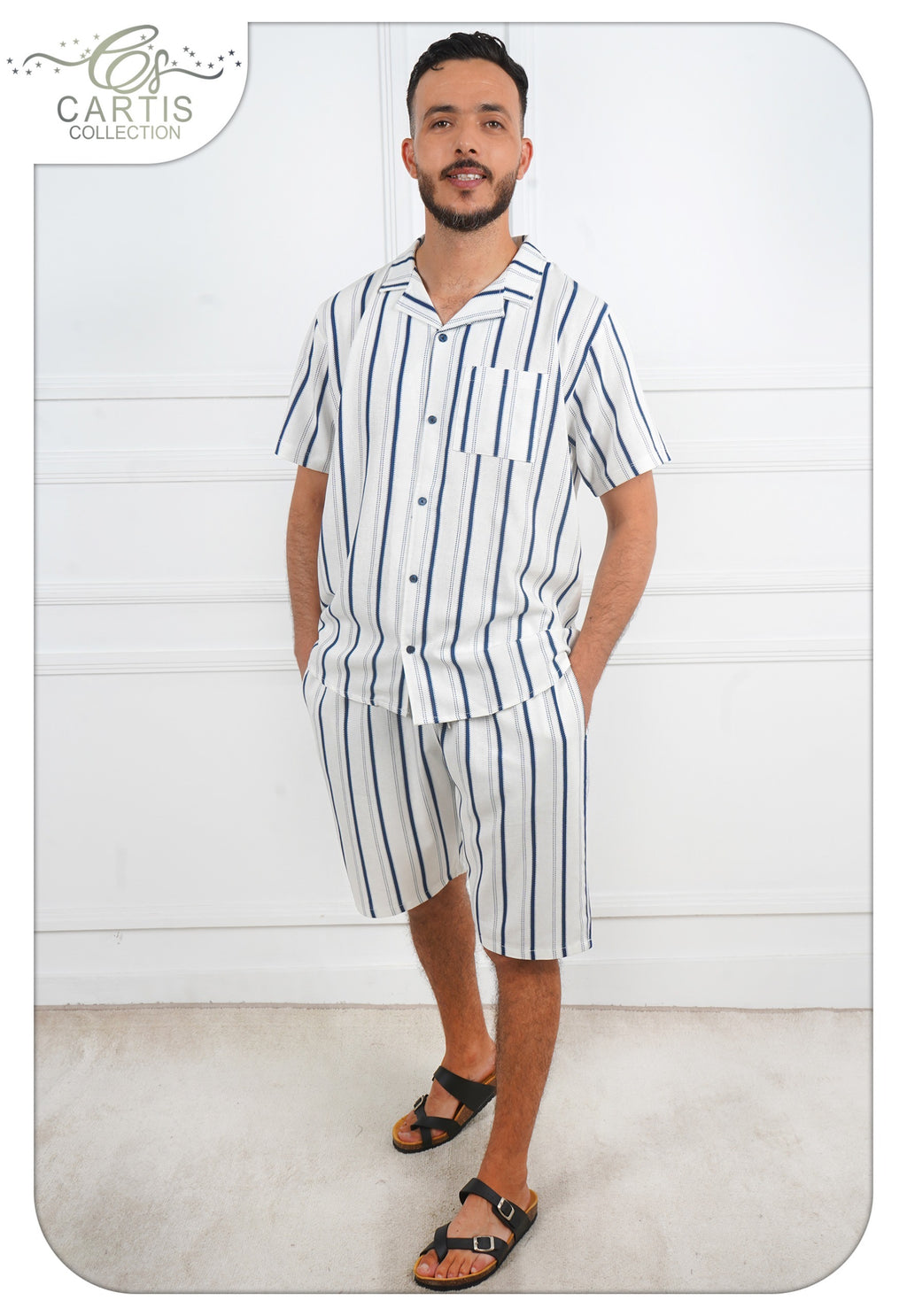 Ensemble Homme "Rayures d’Été"
