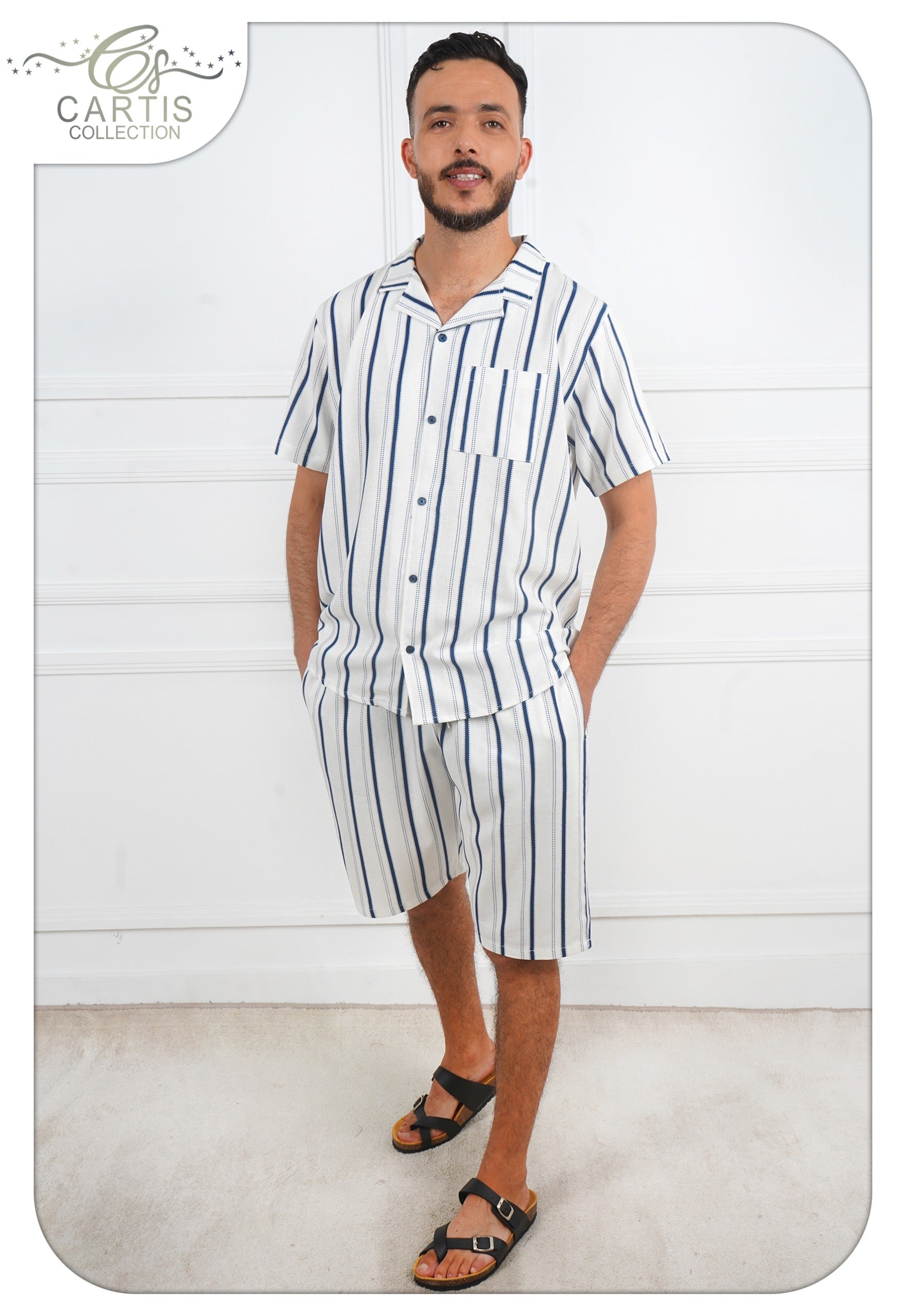 Ensemble Homme "Rayures d’Été"