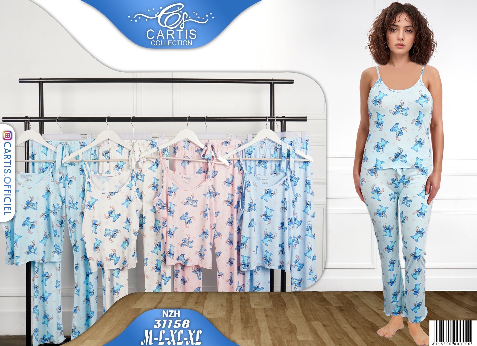 Pyjama Femme Stitch