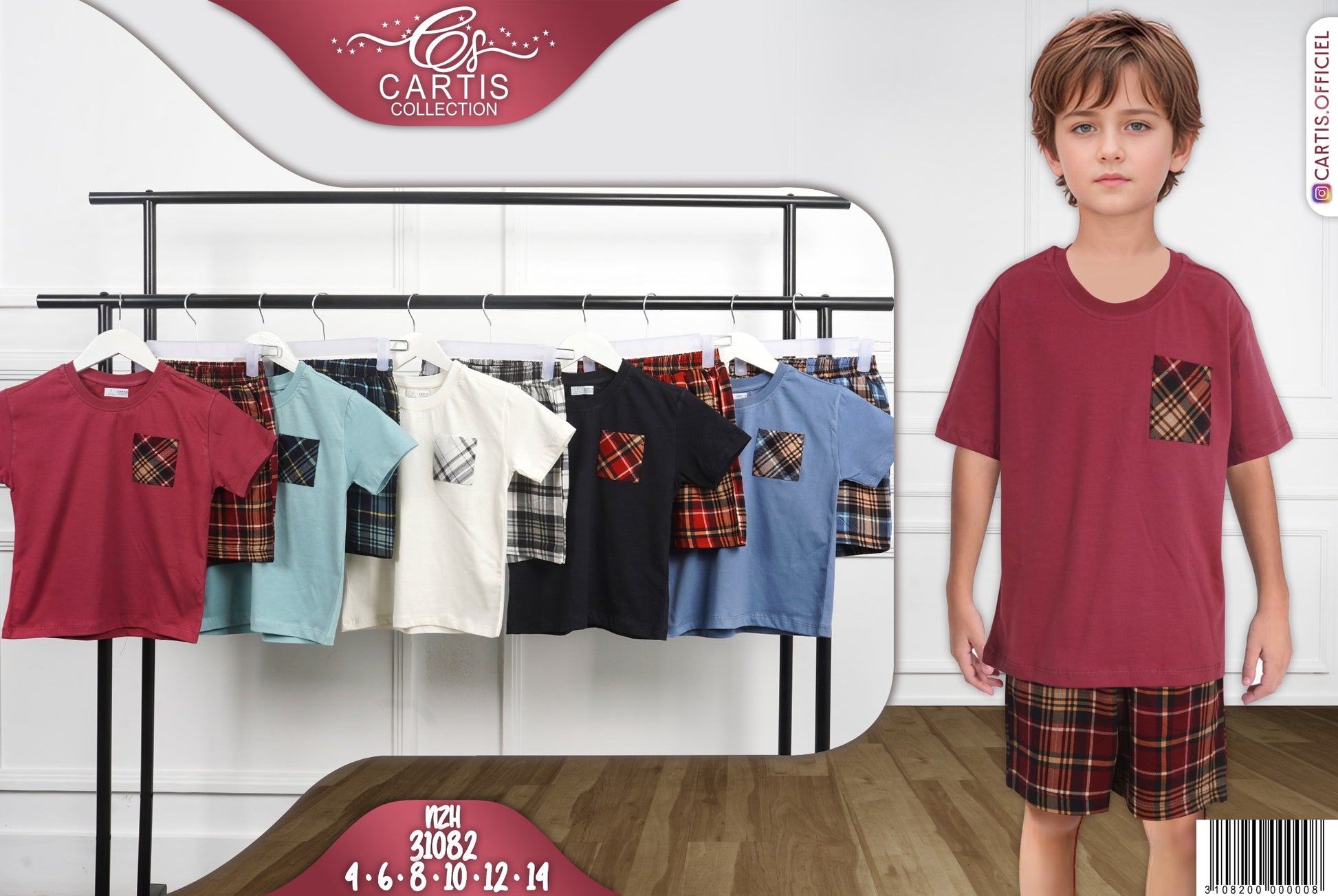 Pyjama Garçon à Carreaux