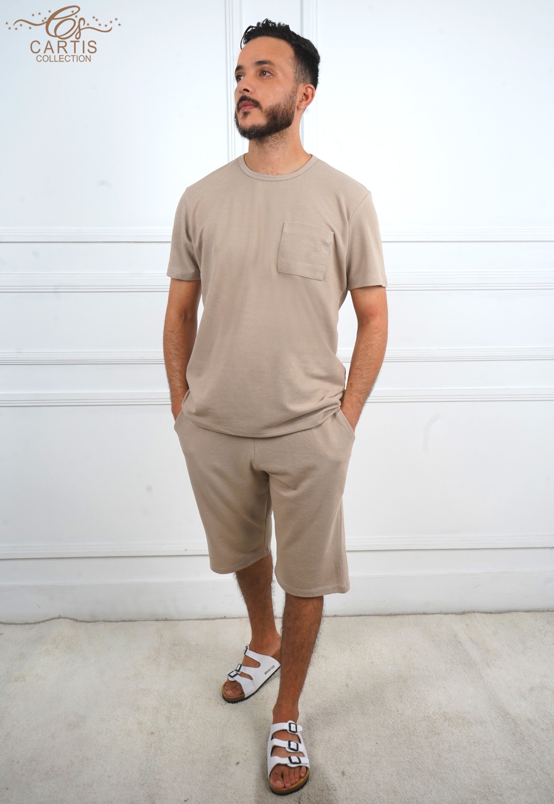 Short t-shirt en Coton `31437’