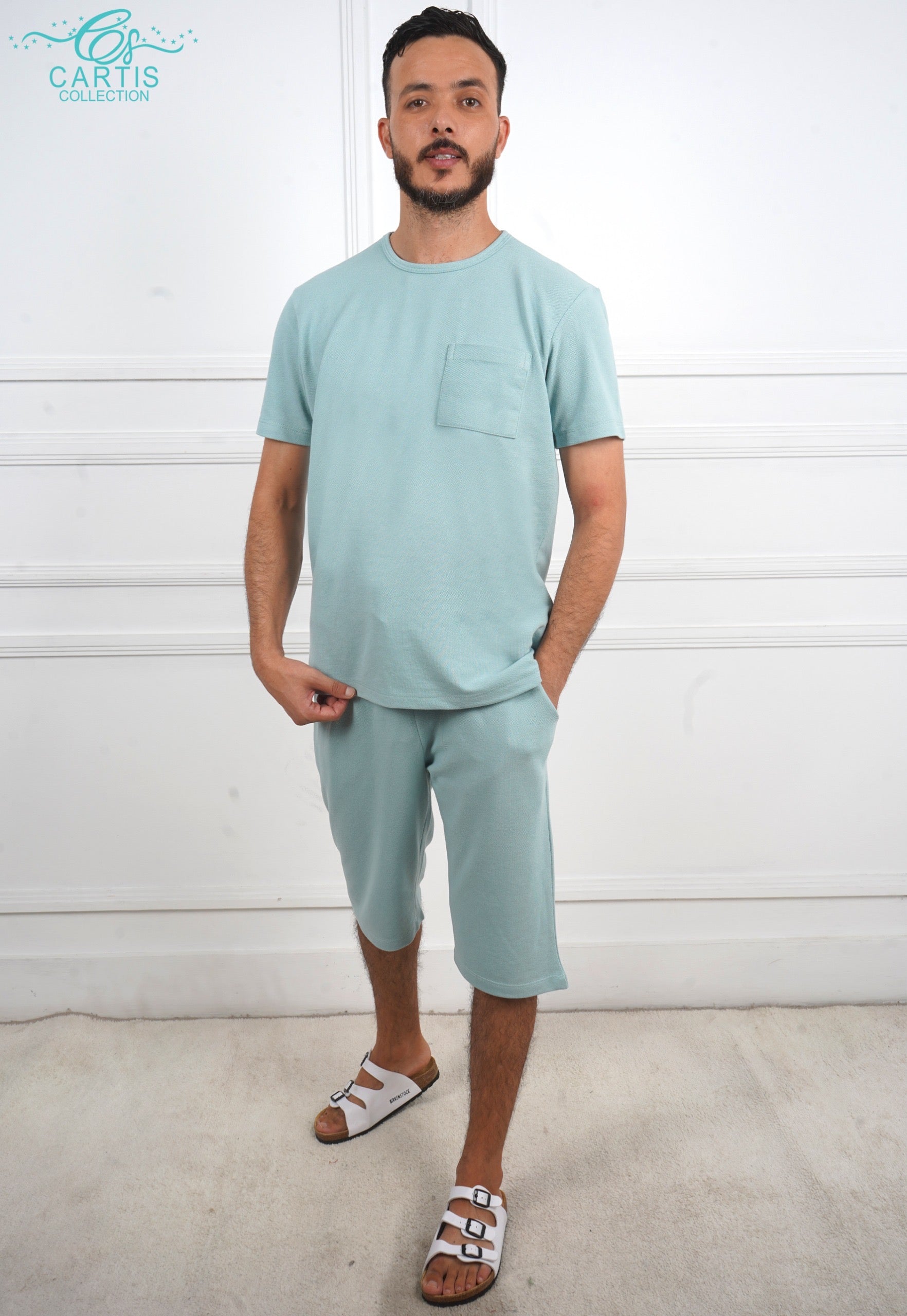 Short t-shirt en Coton `31437’