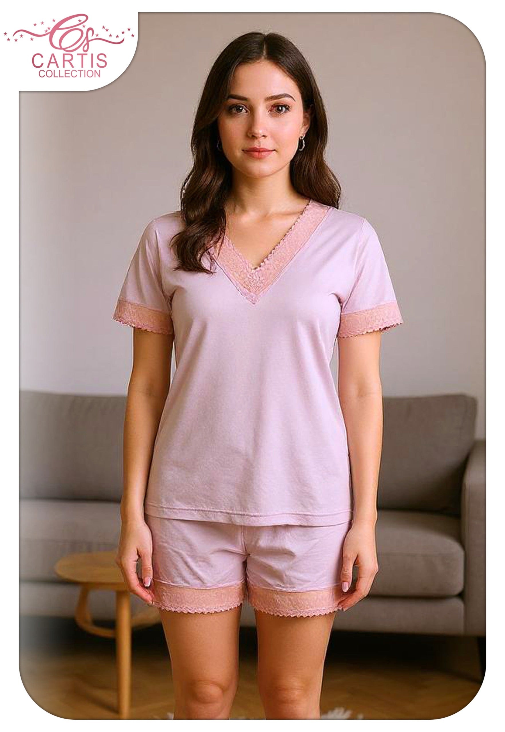 Pyjama Short Col V