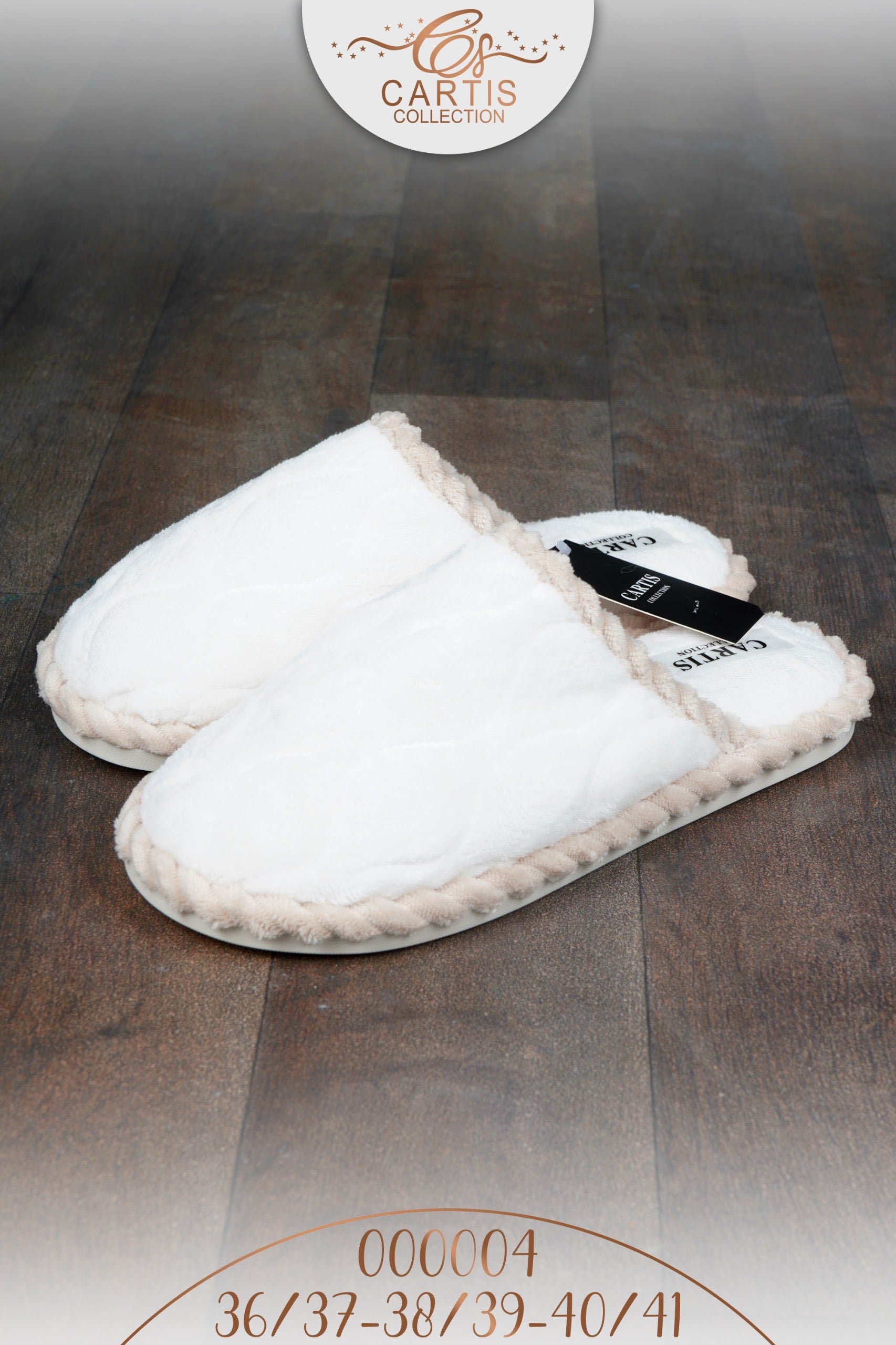 Chaussons D’intérieur Femme – Finition Tricotée