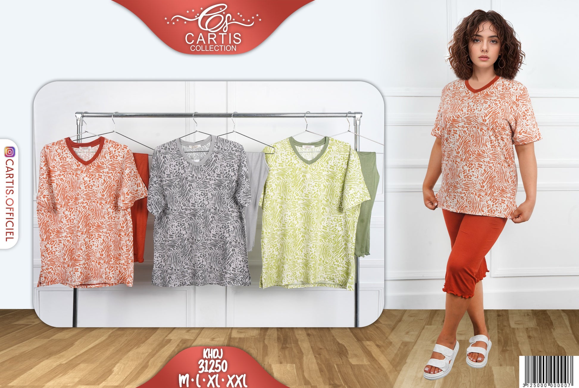 Ensemble Confort T-shirt & pantacourt