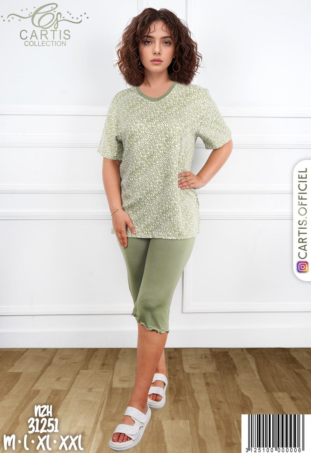 Ensemble Confort T-shirt & pantacourt