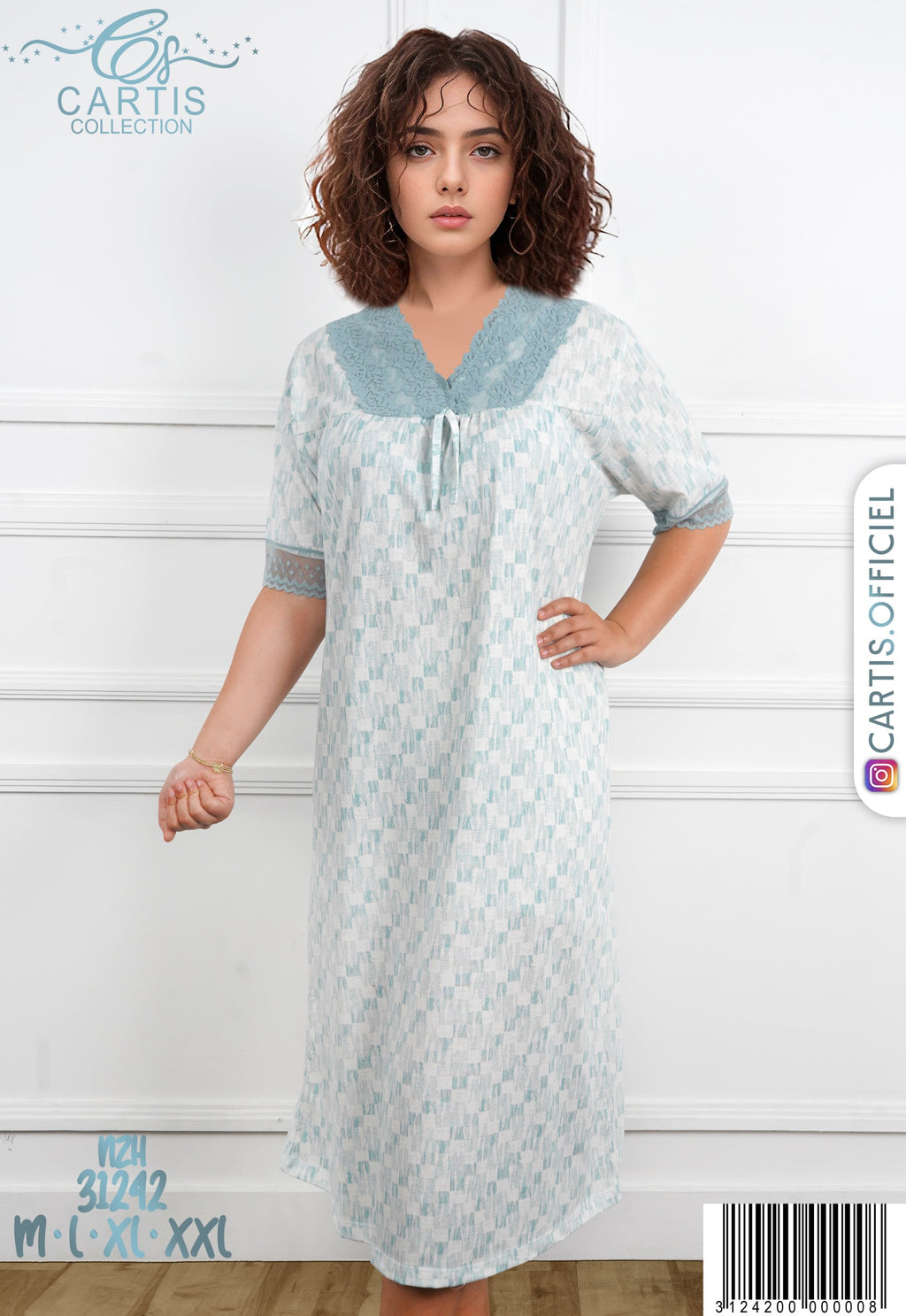 🌸 Robe de Nuit Femme – Élégance & Douceur