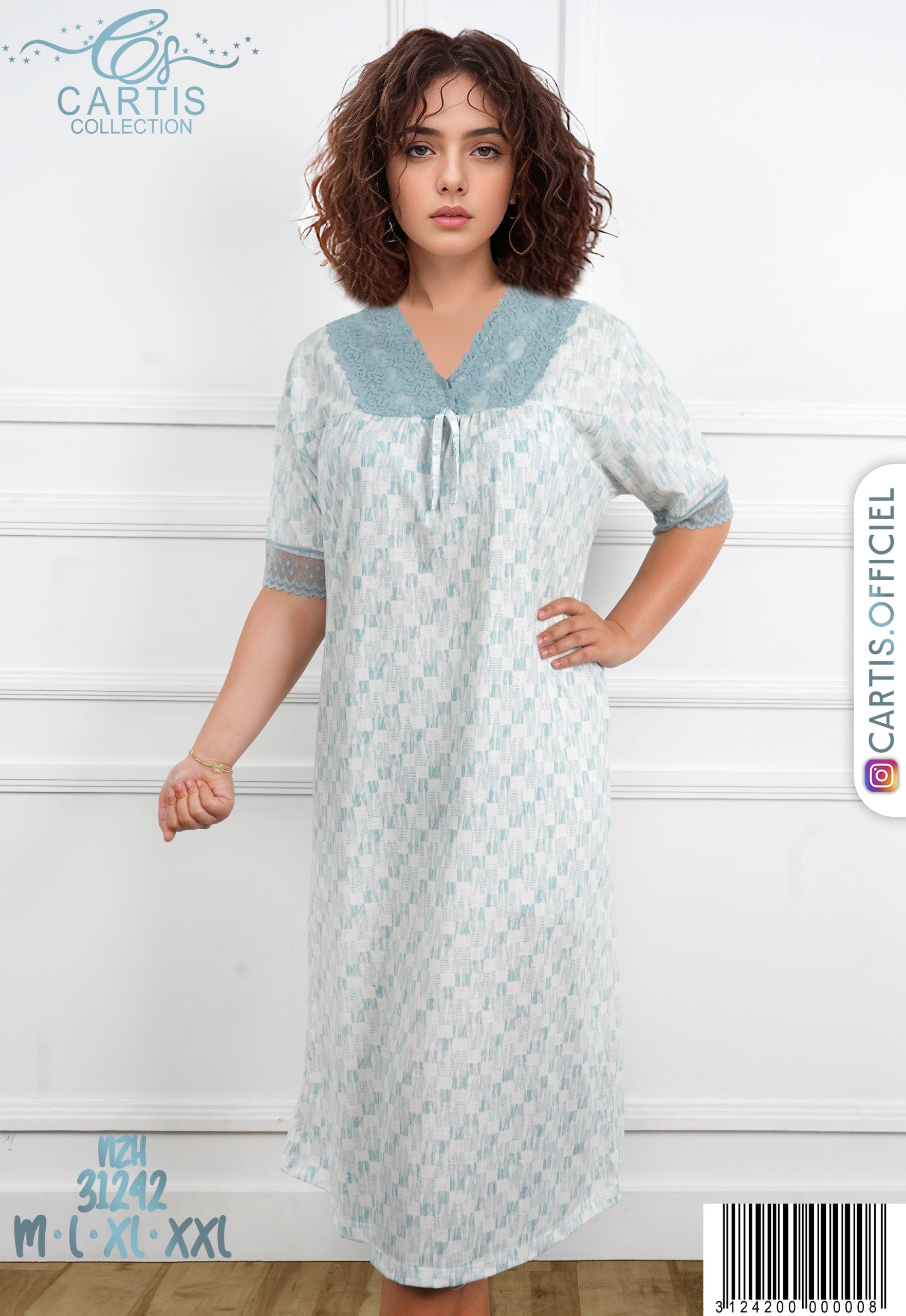 🌸 Robe de Nuit Femme – Élégance & Douceur