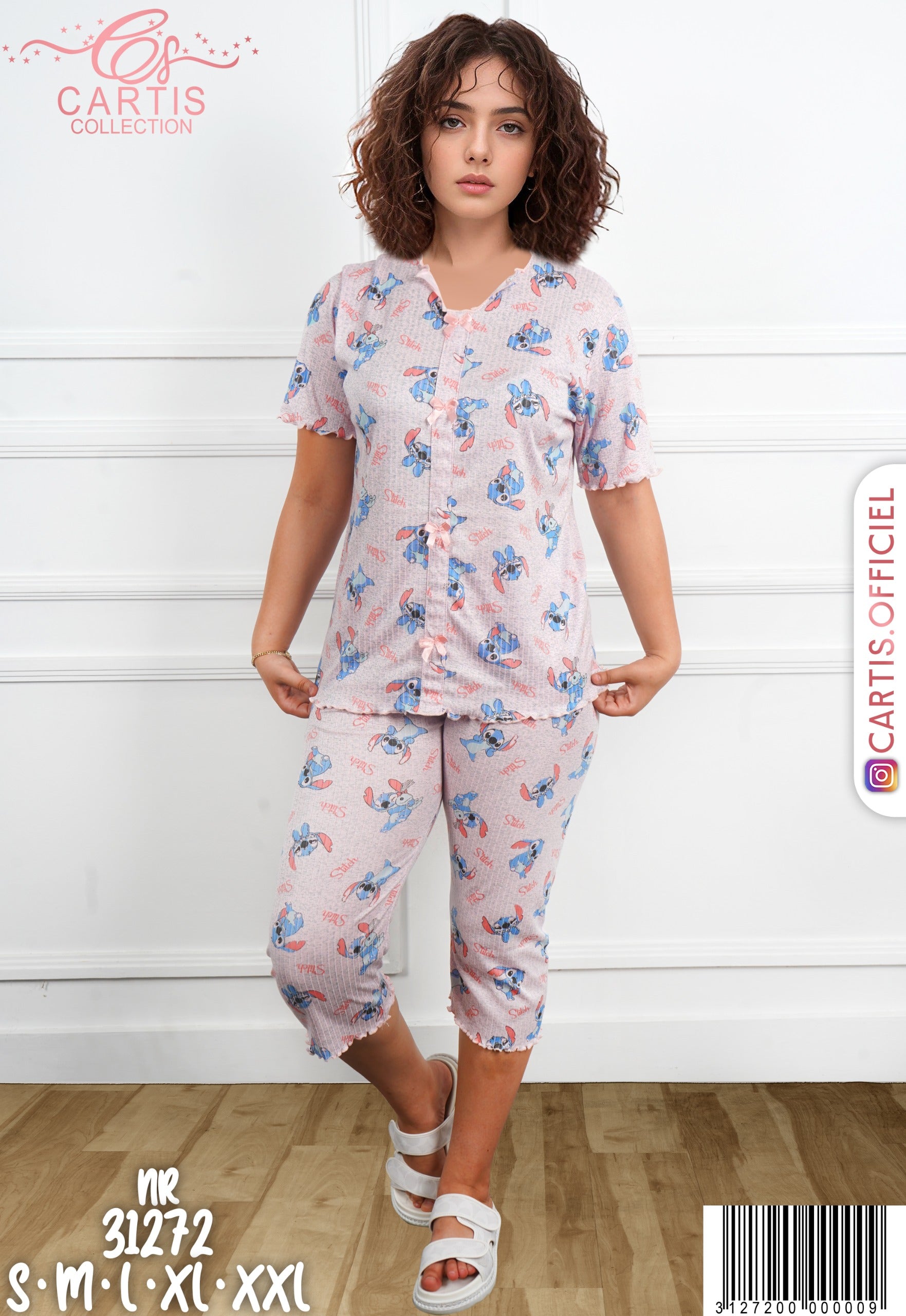 Pyjama Femme à Motif Stitch