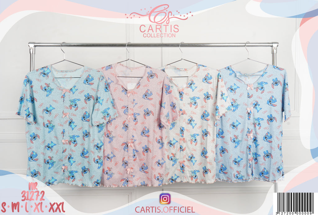 Pyjama Femme à Motif Stitch
