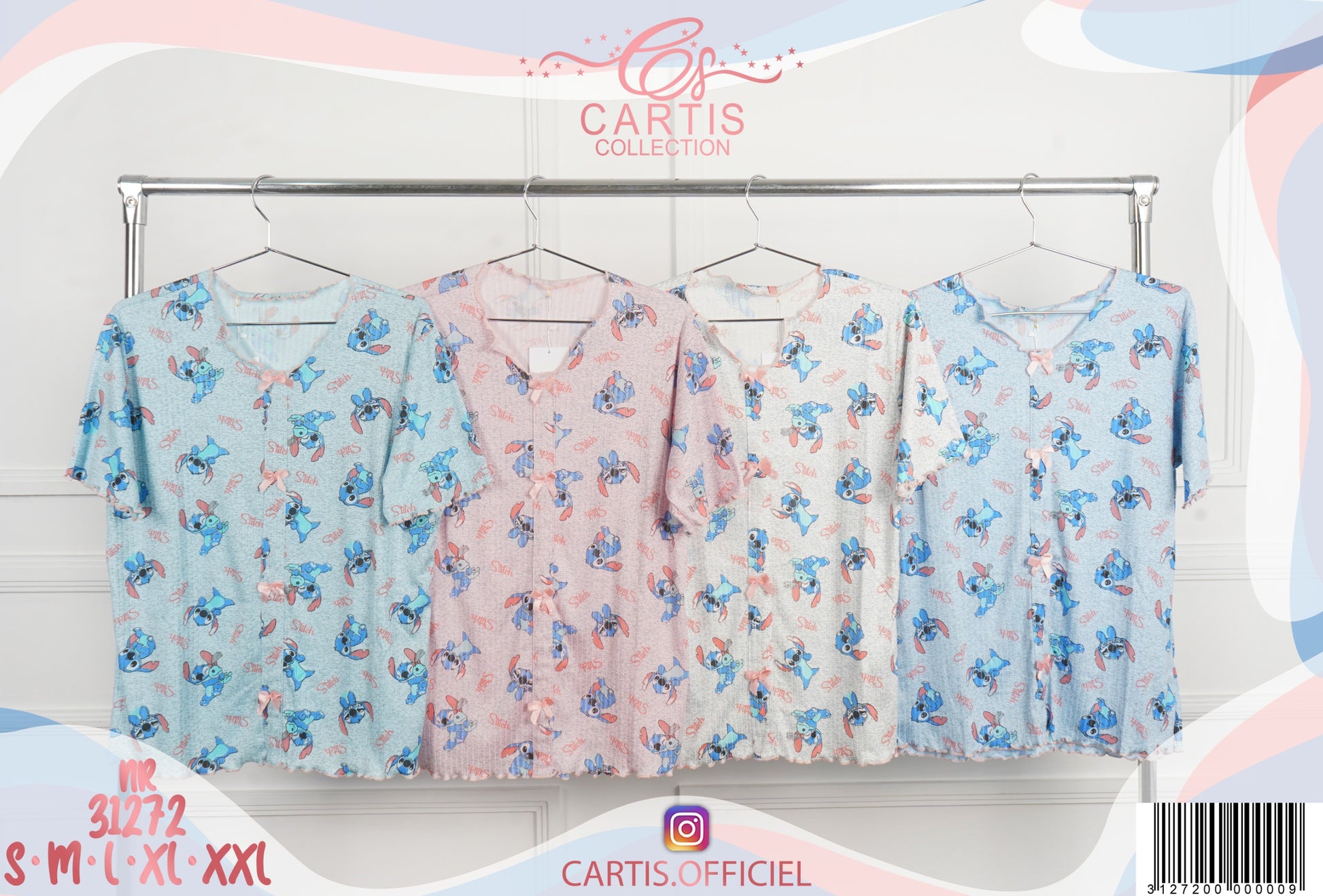Pyjama Femme à Motif Stitch