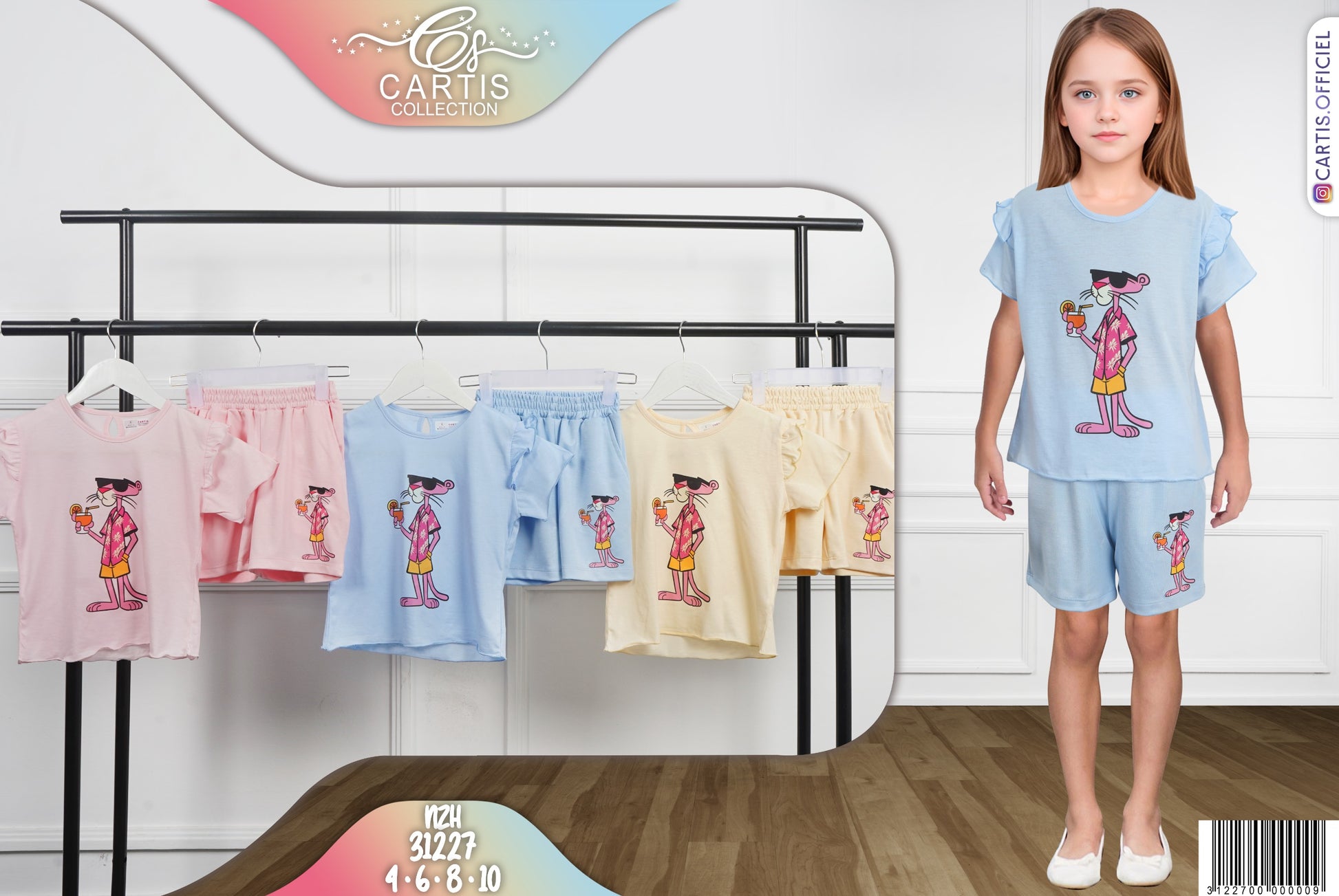 Pyjamas Panthère Rose