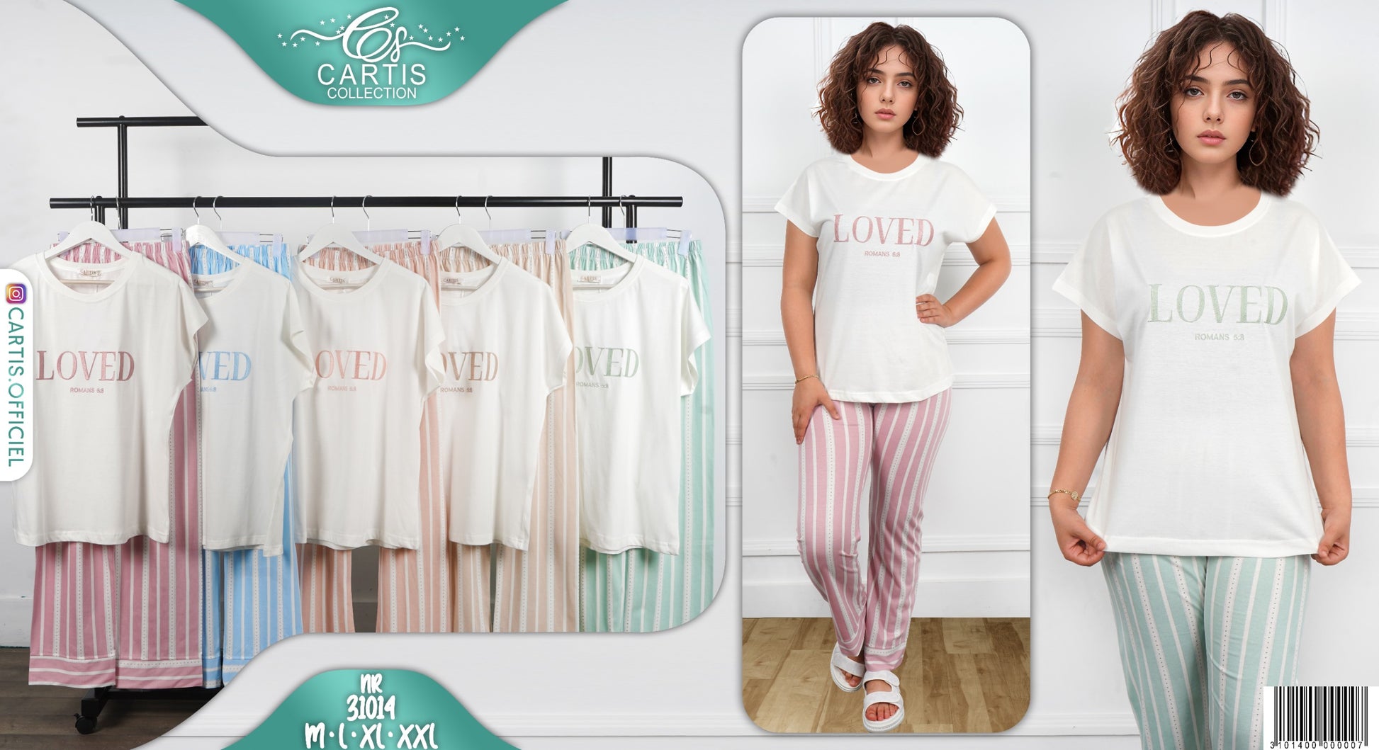 Pyjama "LOVED" Femme