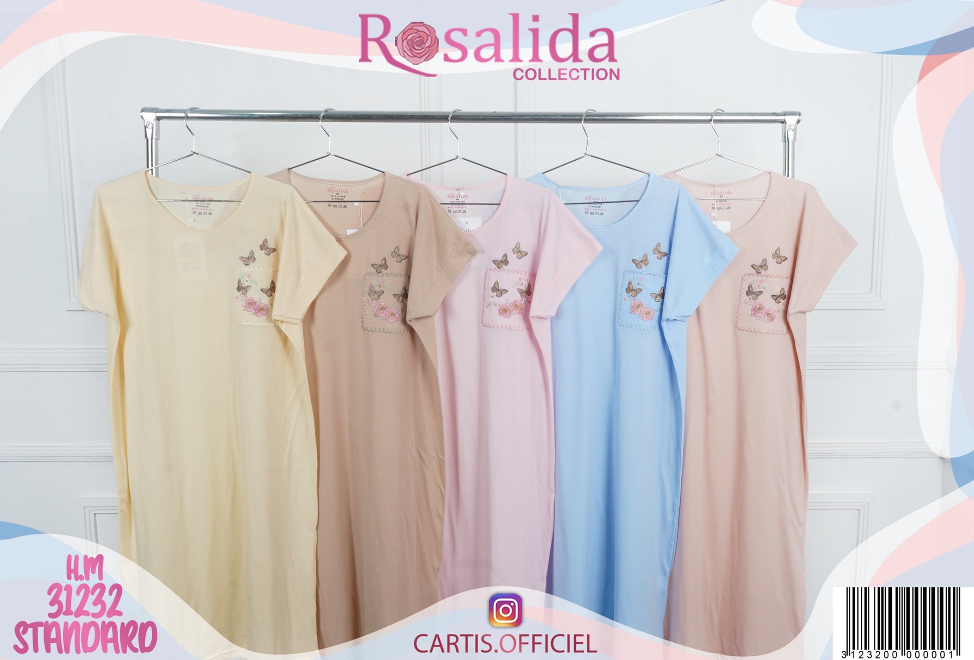 Robe à Motif Papillon