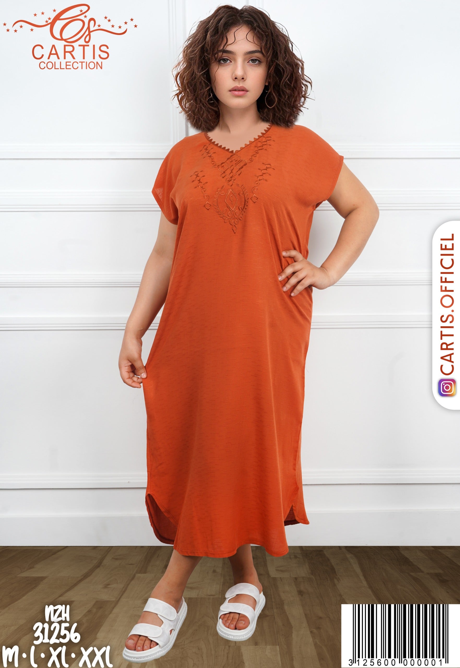Robe Décontractée Brodée
