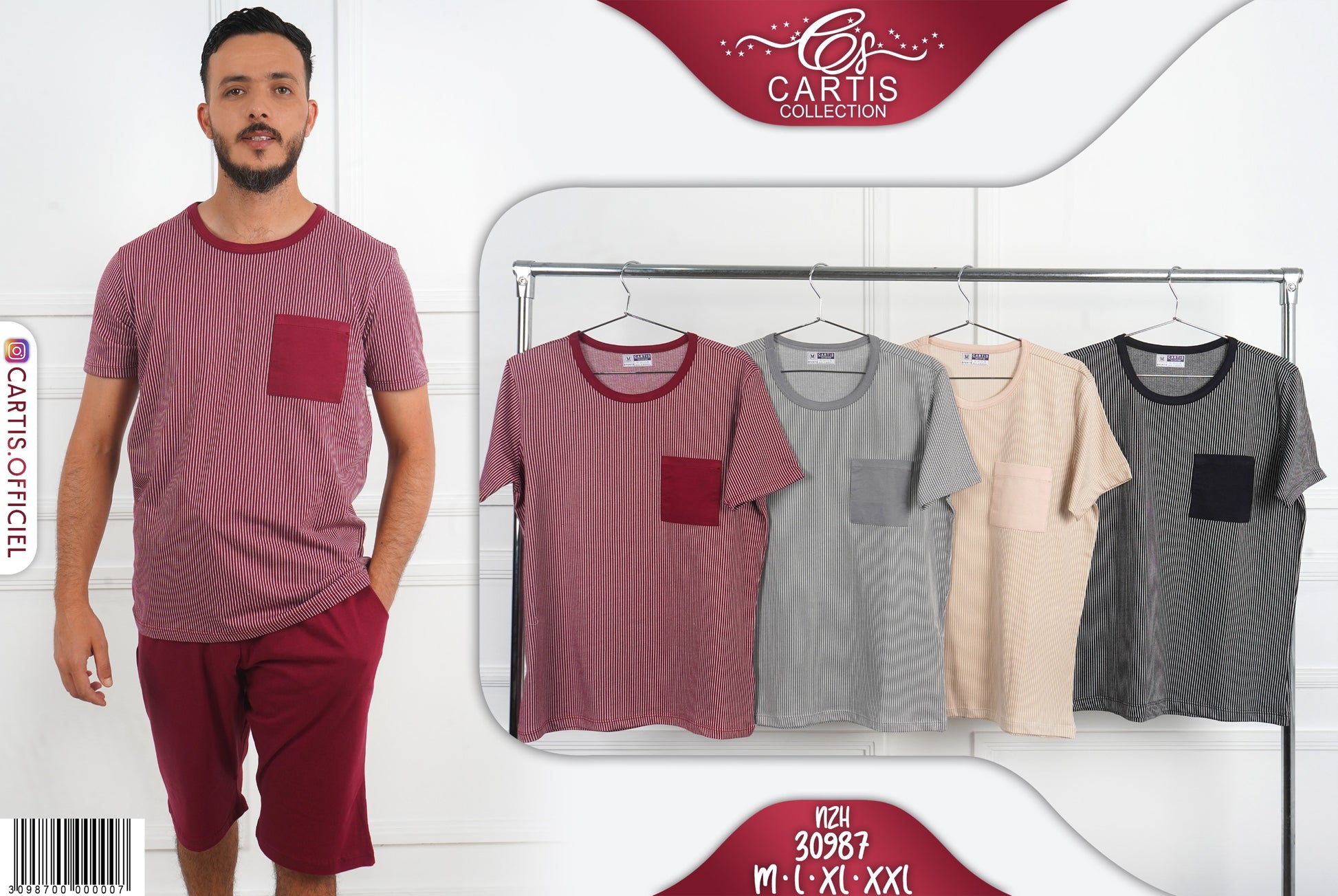 Pyjama Homme Rayé