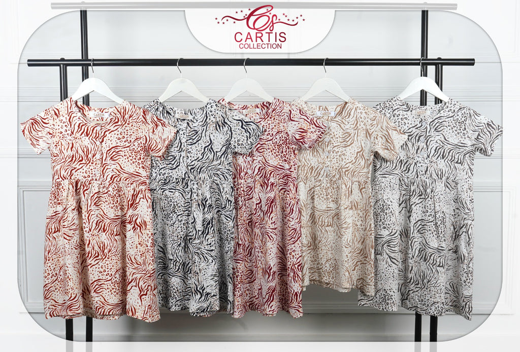 Robe Fille "Jungle Chic"