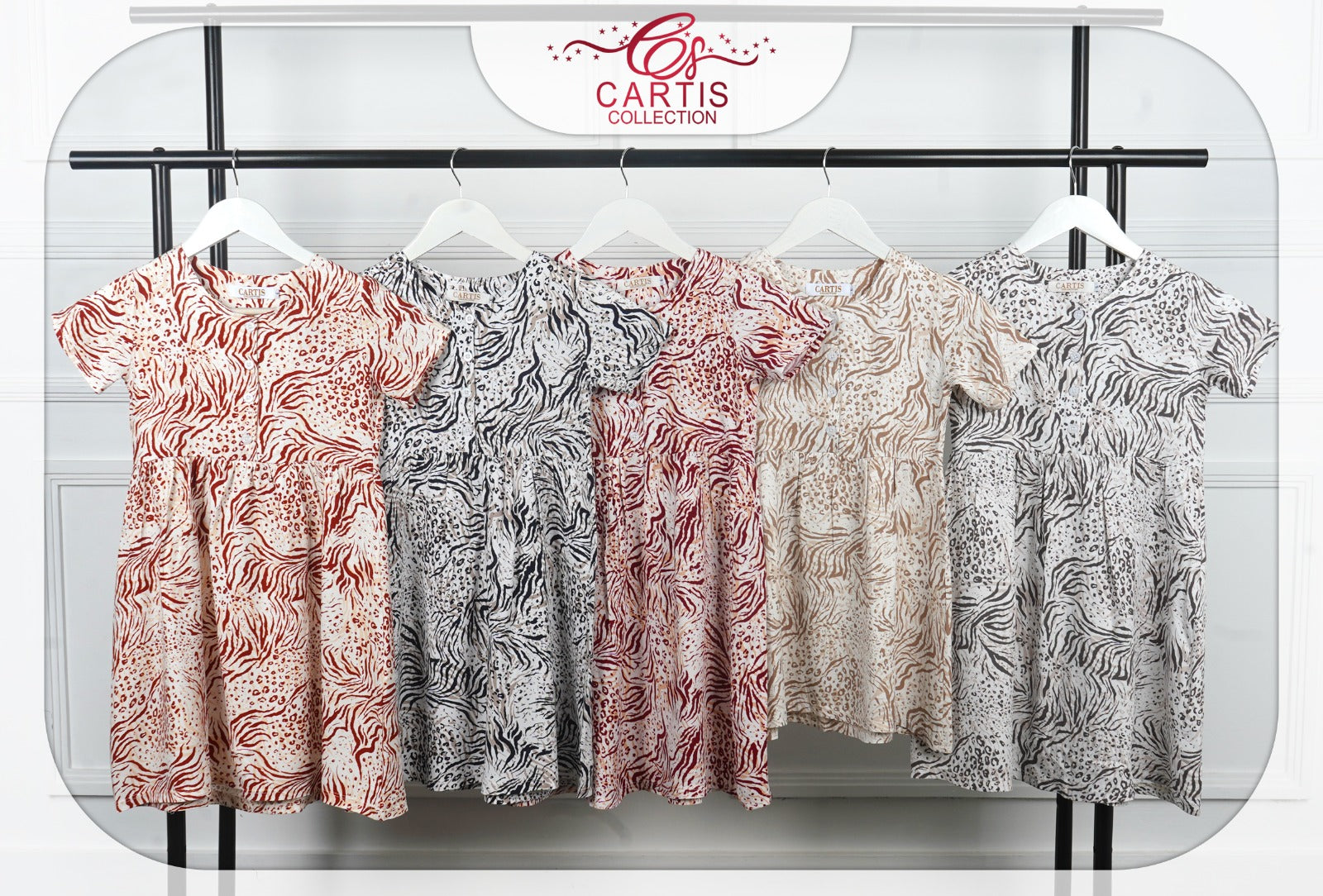 Robe Fille "Jungle Chic"