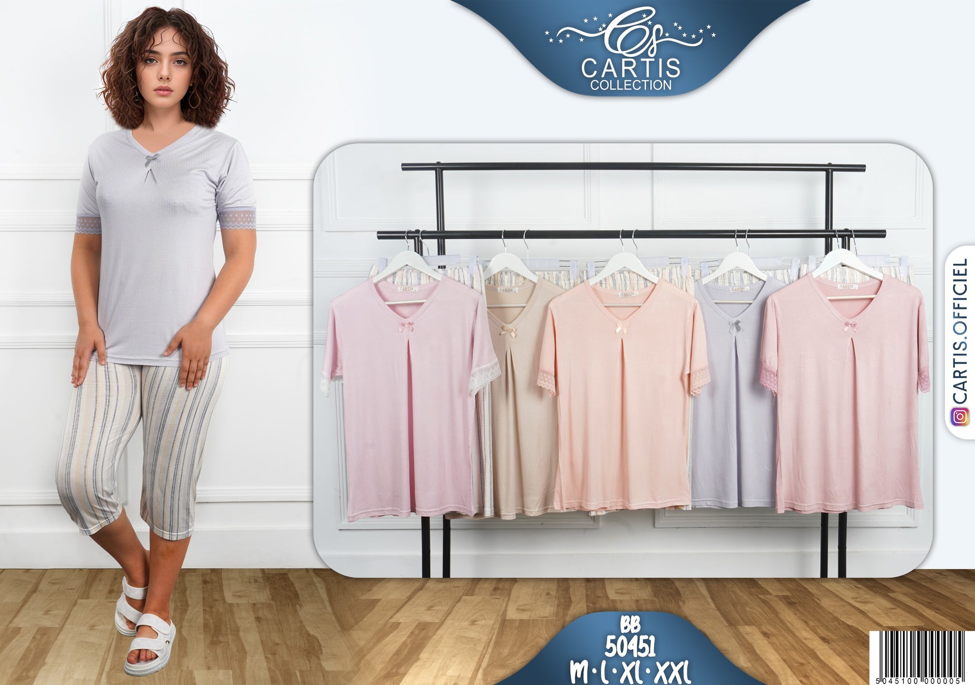 Pyjama Élégance Pastel
