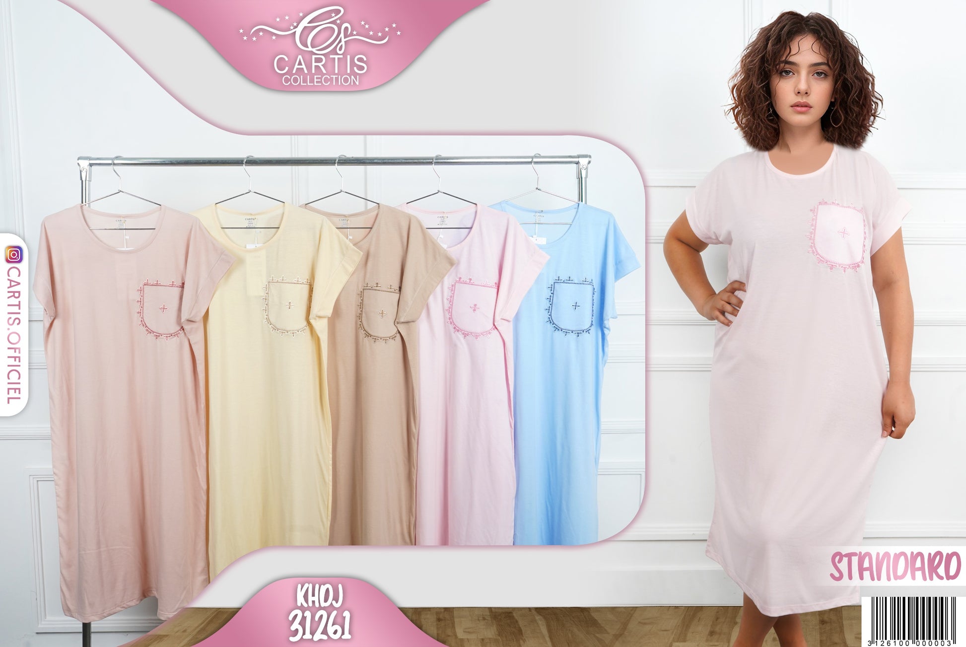 Pyjama Midi avec Poche