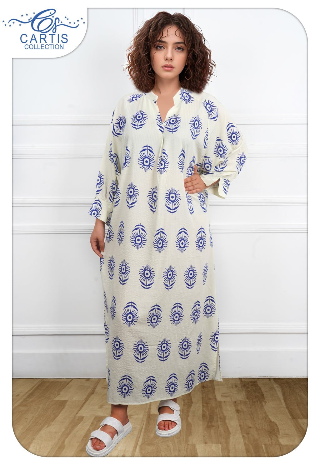 Robe manche longue Imprimé Soleil