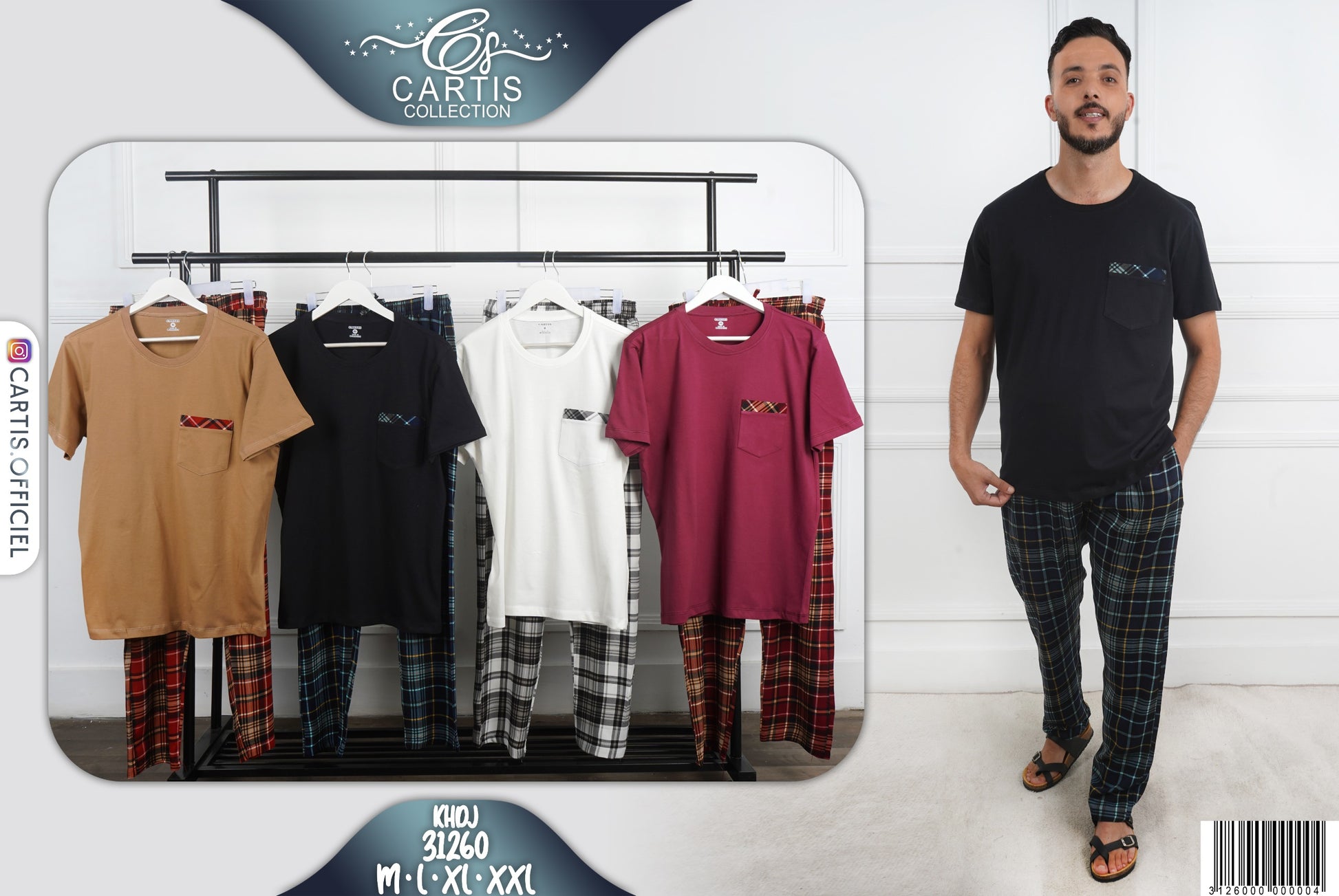 Pyjama Homme col Rond