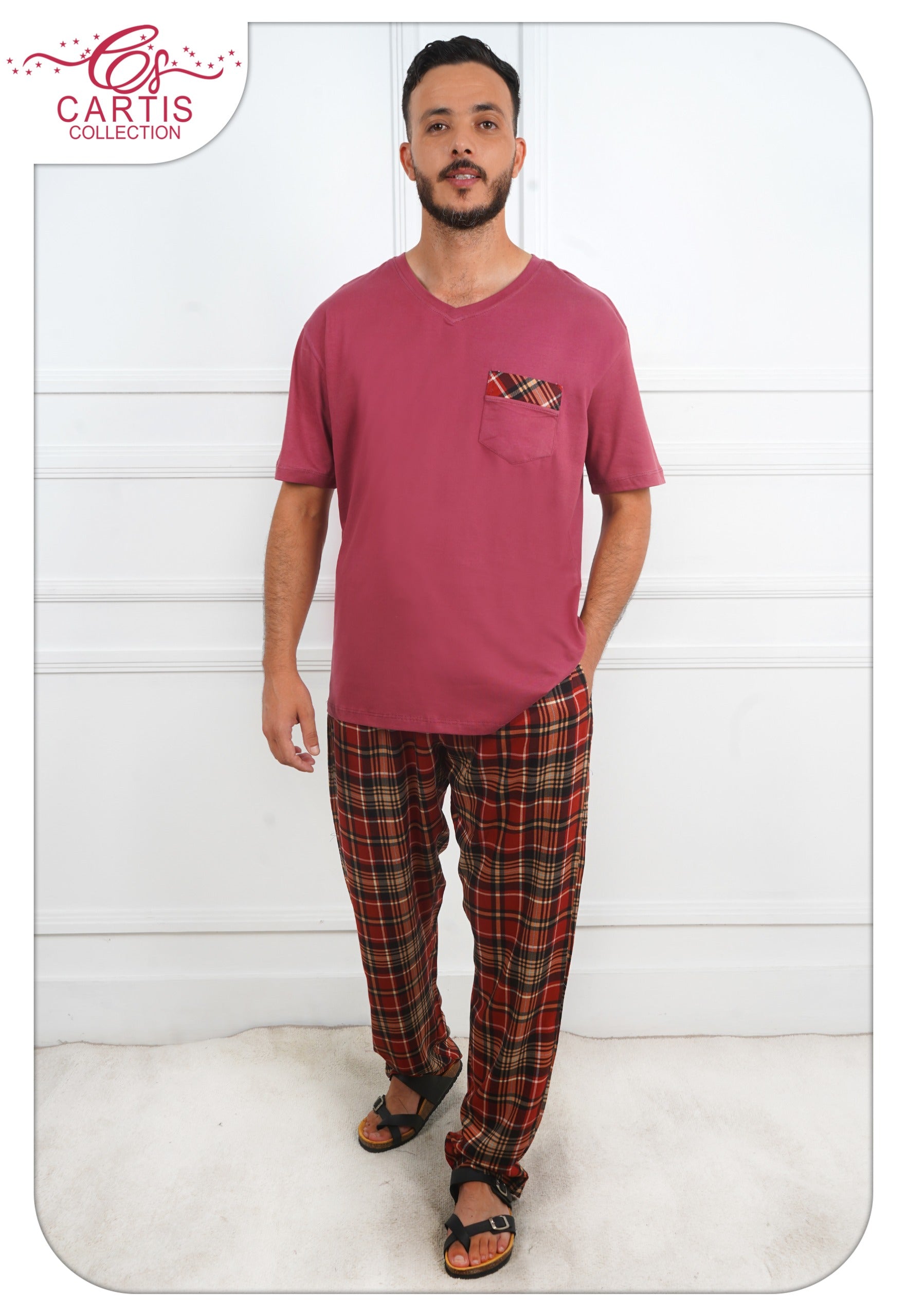 Pyjama Homme avec Bouton