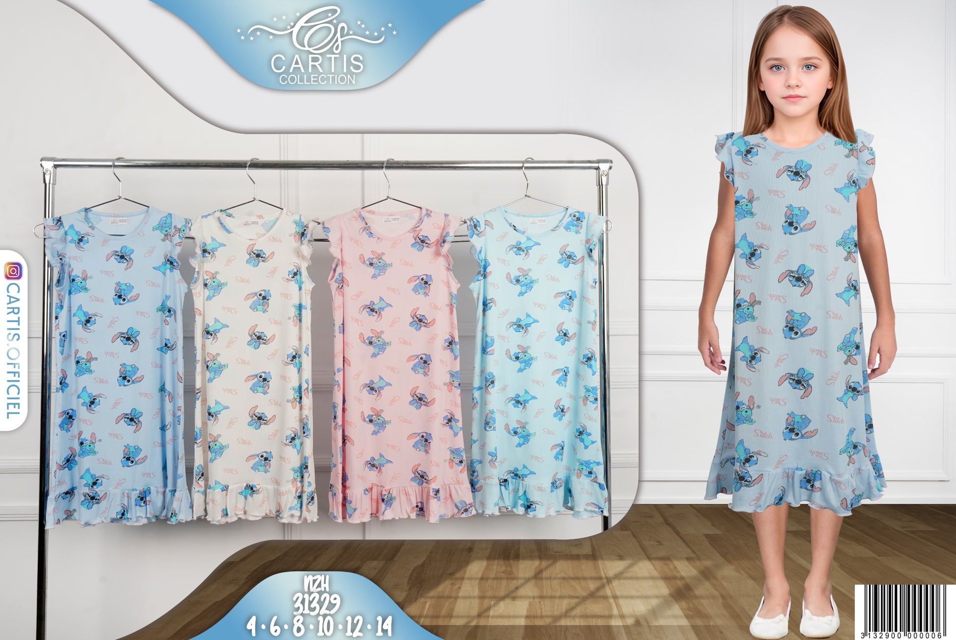 Robe Enfant Motif Stitch