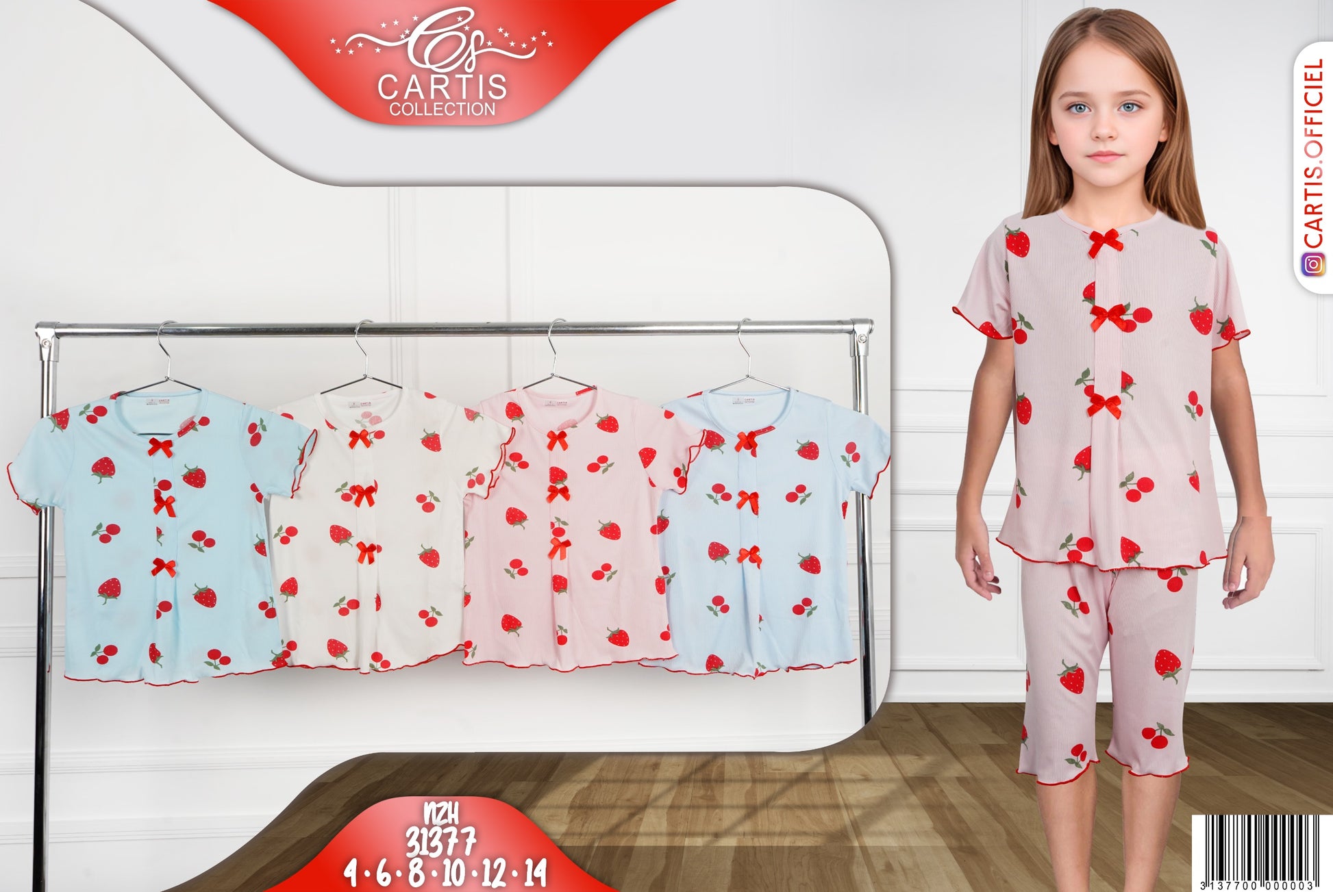 Pyjama Fille Fraîcheur Fruité – Ponta-Court