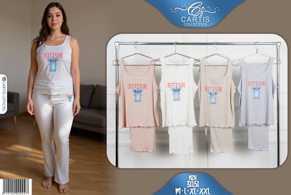 Pyjama Débardeur Stitch
