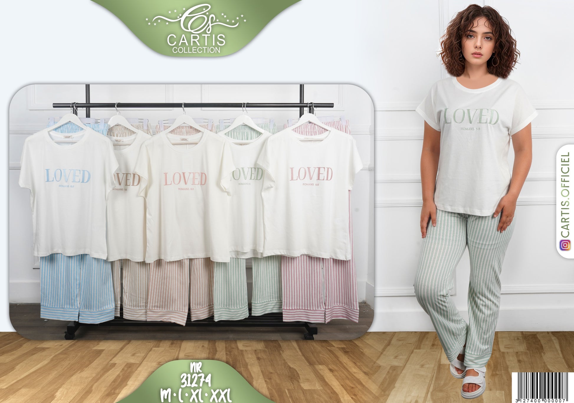 Pyjama Douceur Spirituelle "LOVED"