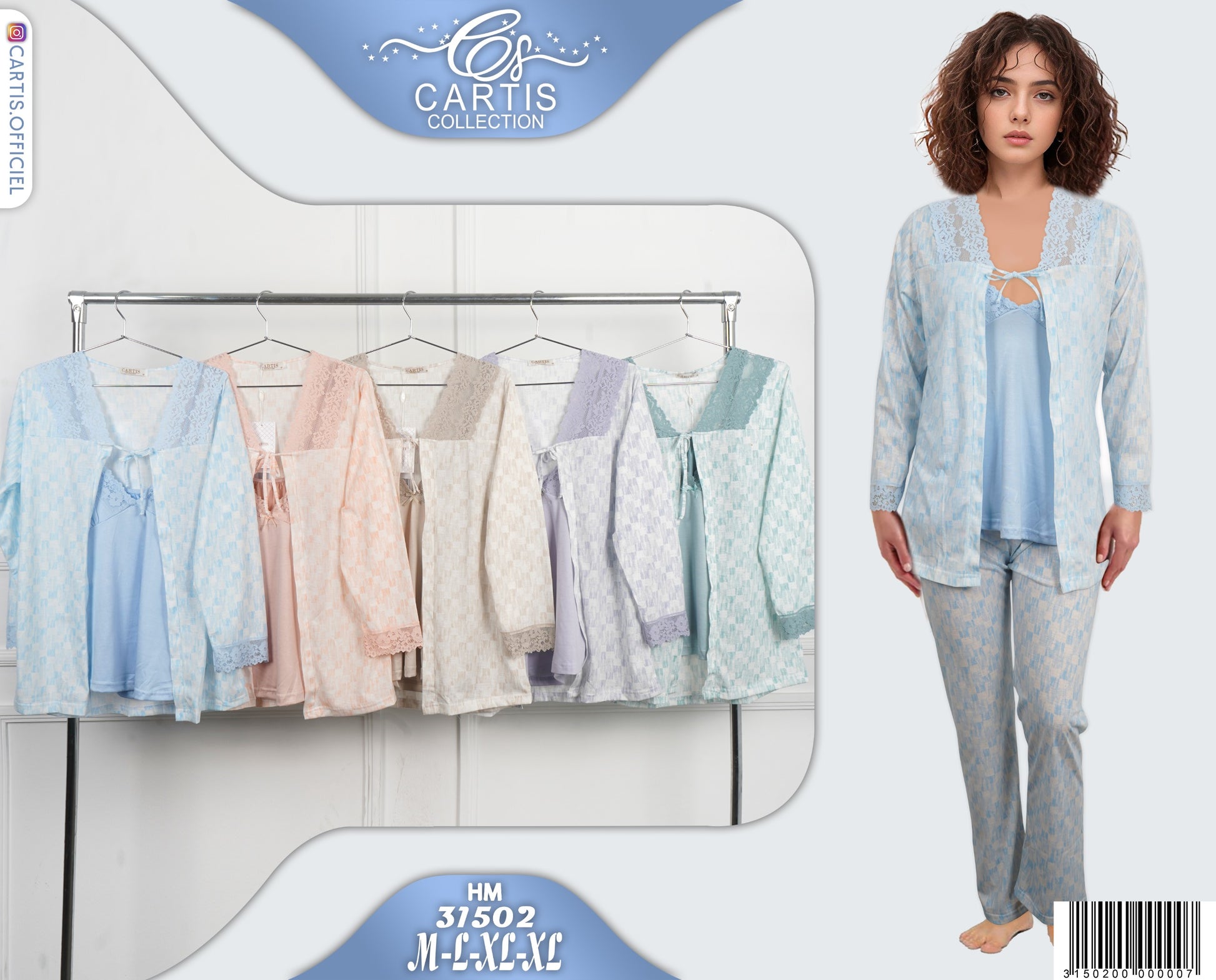 3piéces Élégante avec Dentelle ¨31502¨