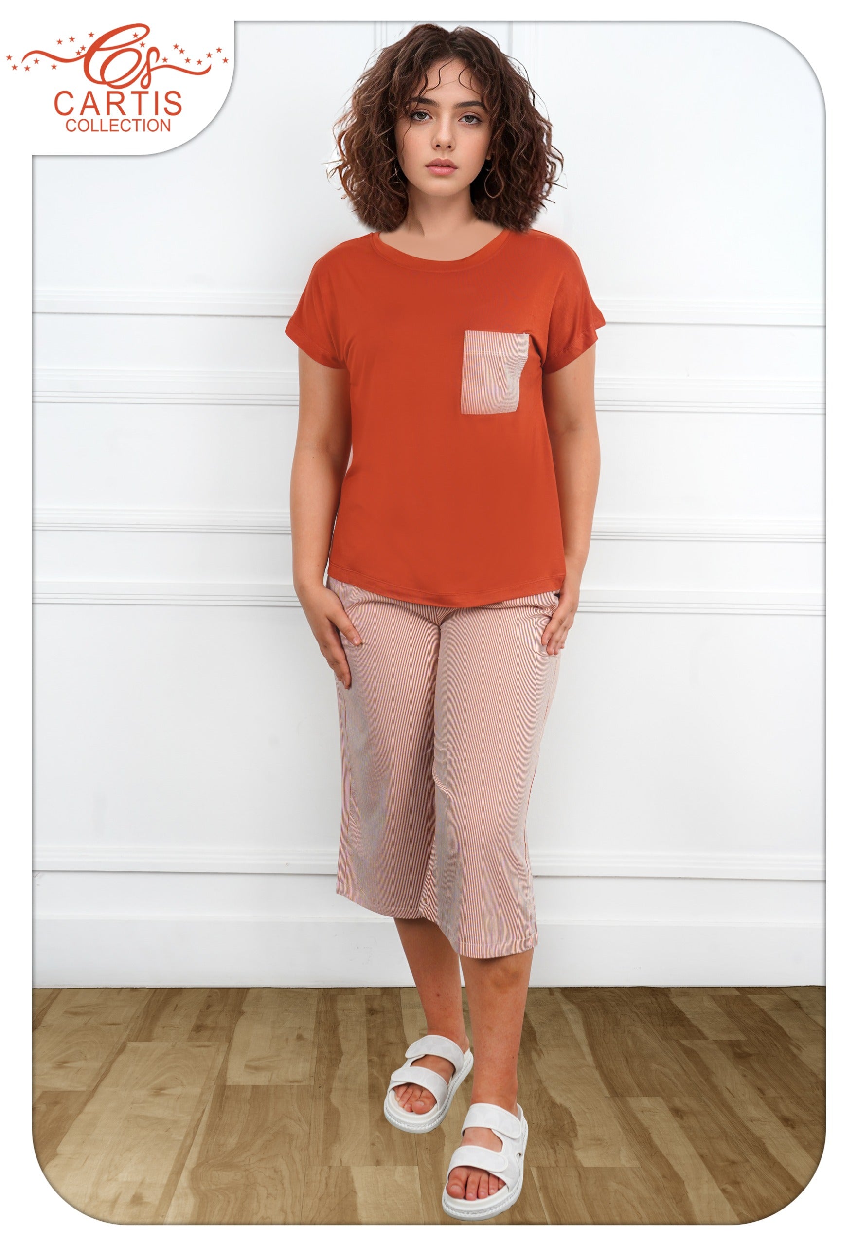 Pyjama T-shirt Bicolore